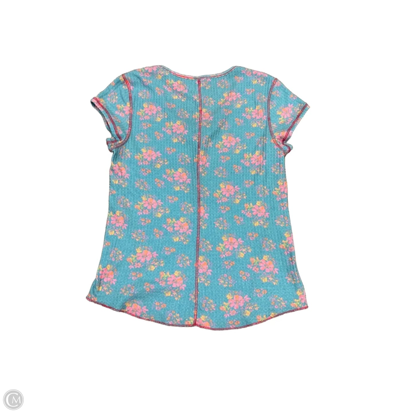 Top Short Sleeve By Natural Life In Blue, Size: L