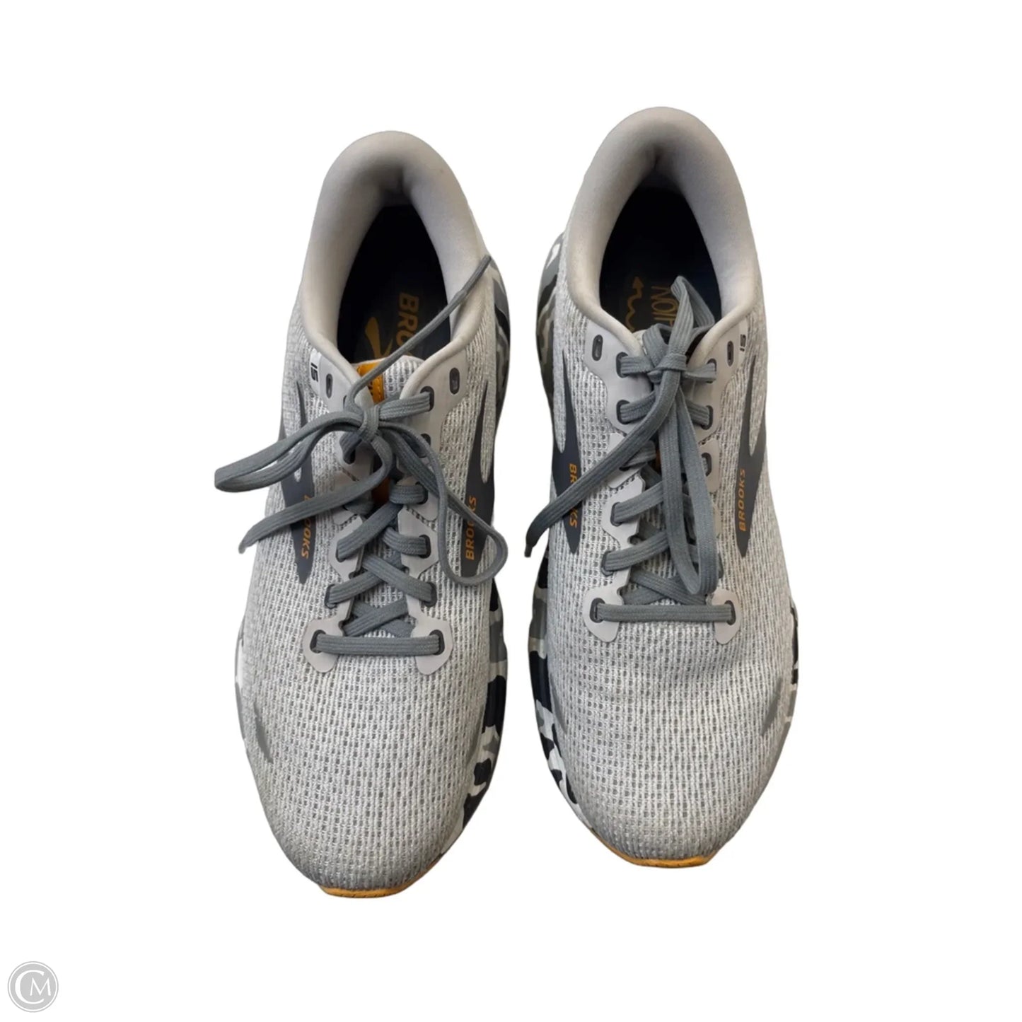 Shoes Athletic By Brooks In Grey, Size: 9.5