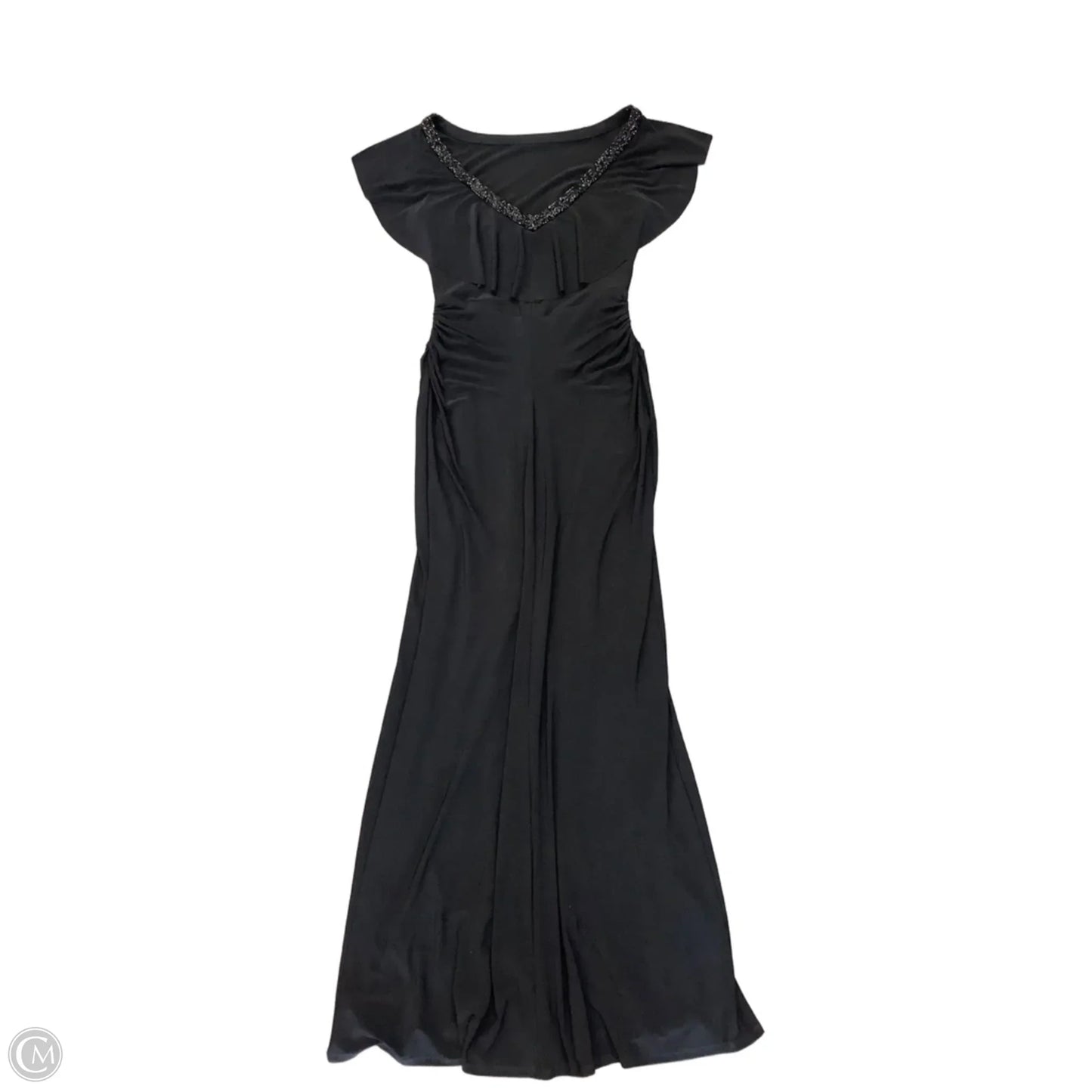 Dress Party Long By Lauren By Ralph Lauren In Black, Size: 6