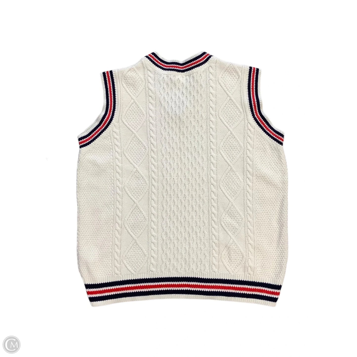 Sweater Short Sleeve By Urban Outfitters In Cream, Size: M