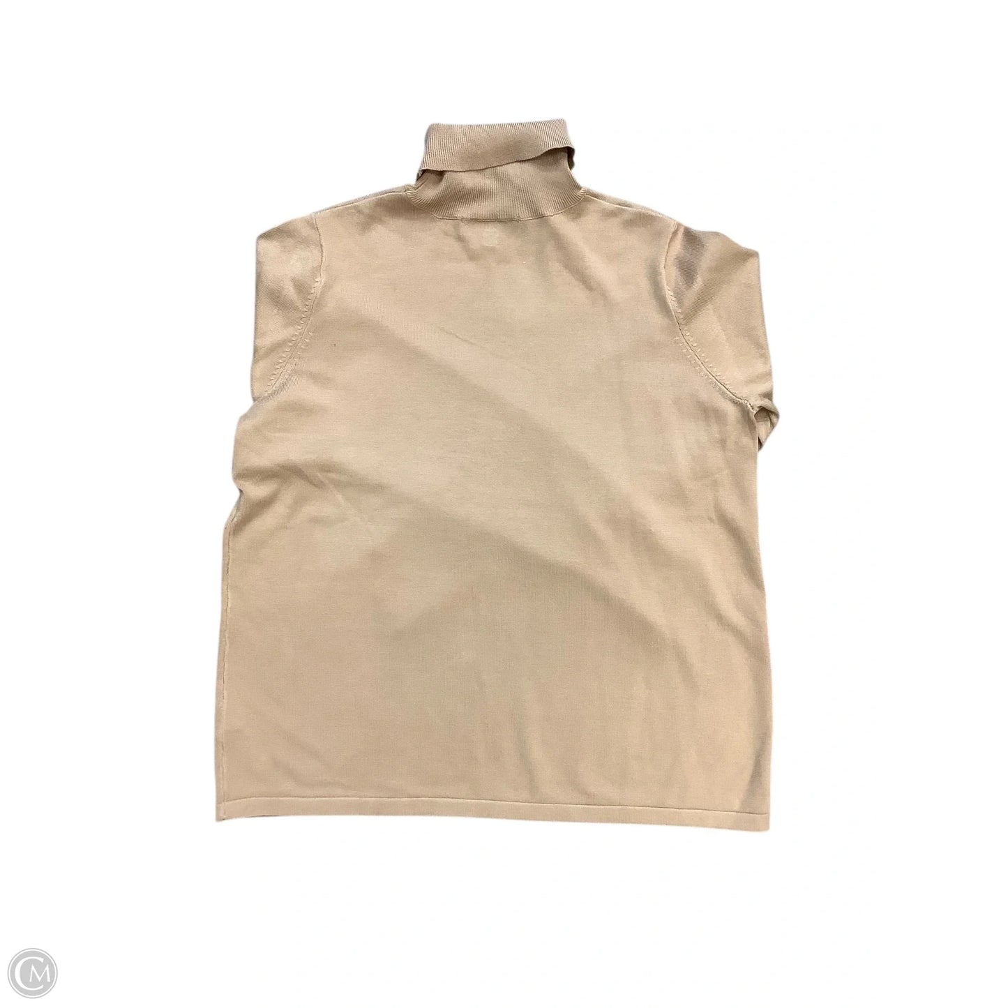 Top Long Sleeve By Eloquii In Tan, Size: 2x