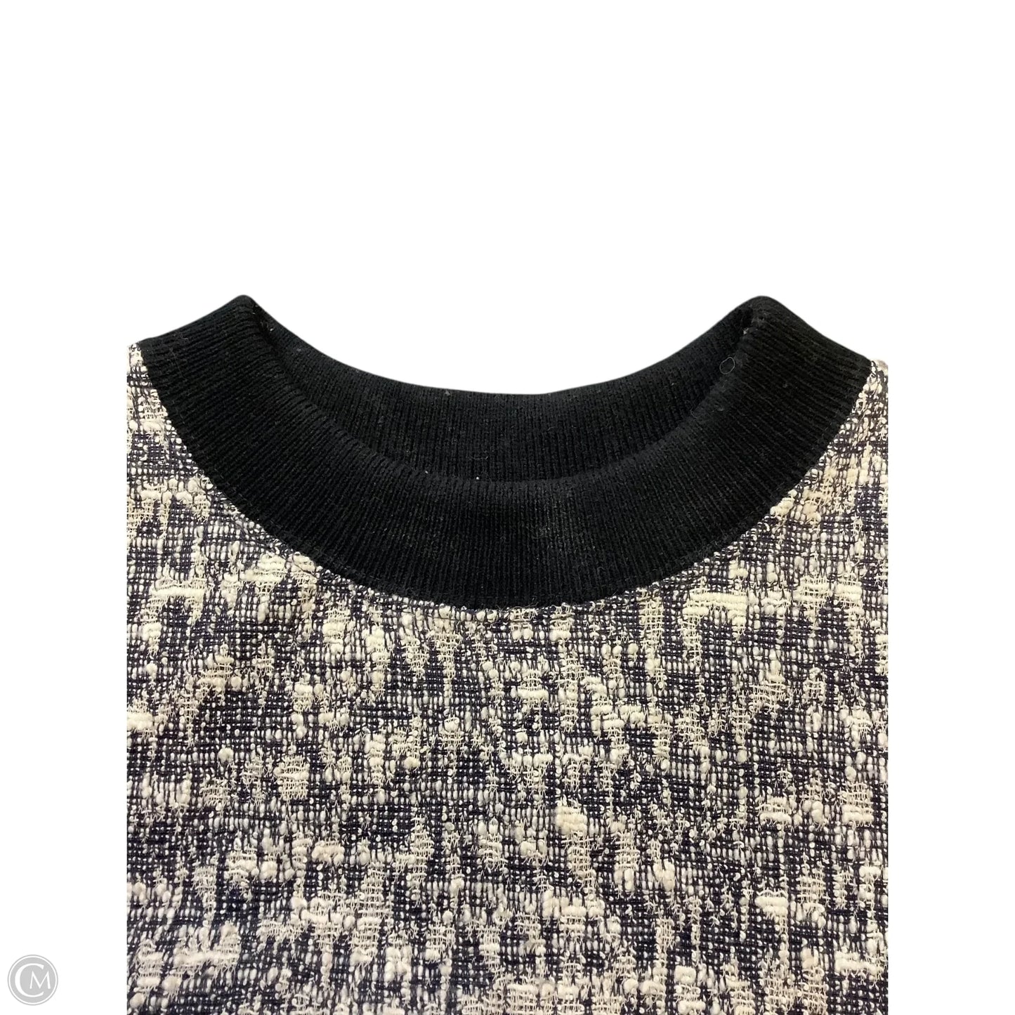 Dress Casual Midi By Cma In Blue & Cream, Size: S