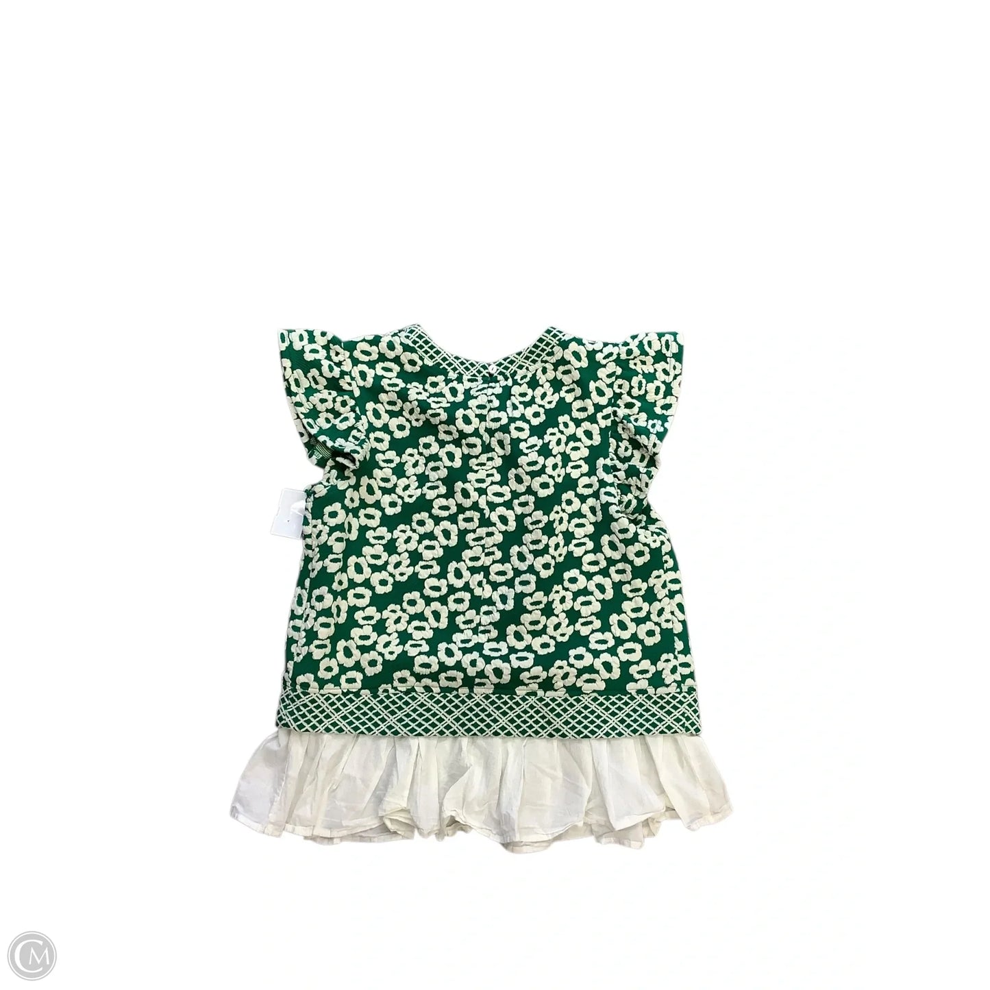 Blouse Sleeveless By Voy In Green, Size: S