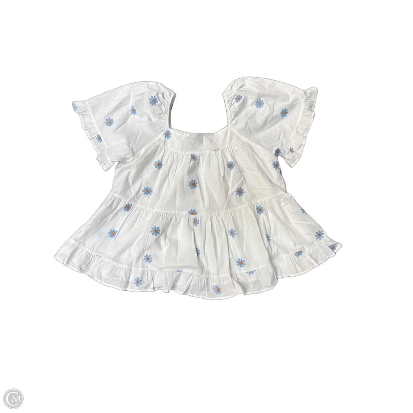 Top Short Sleeve By Hayden La In White, Size: L