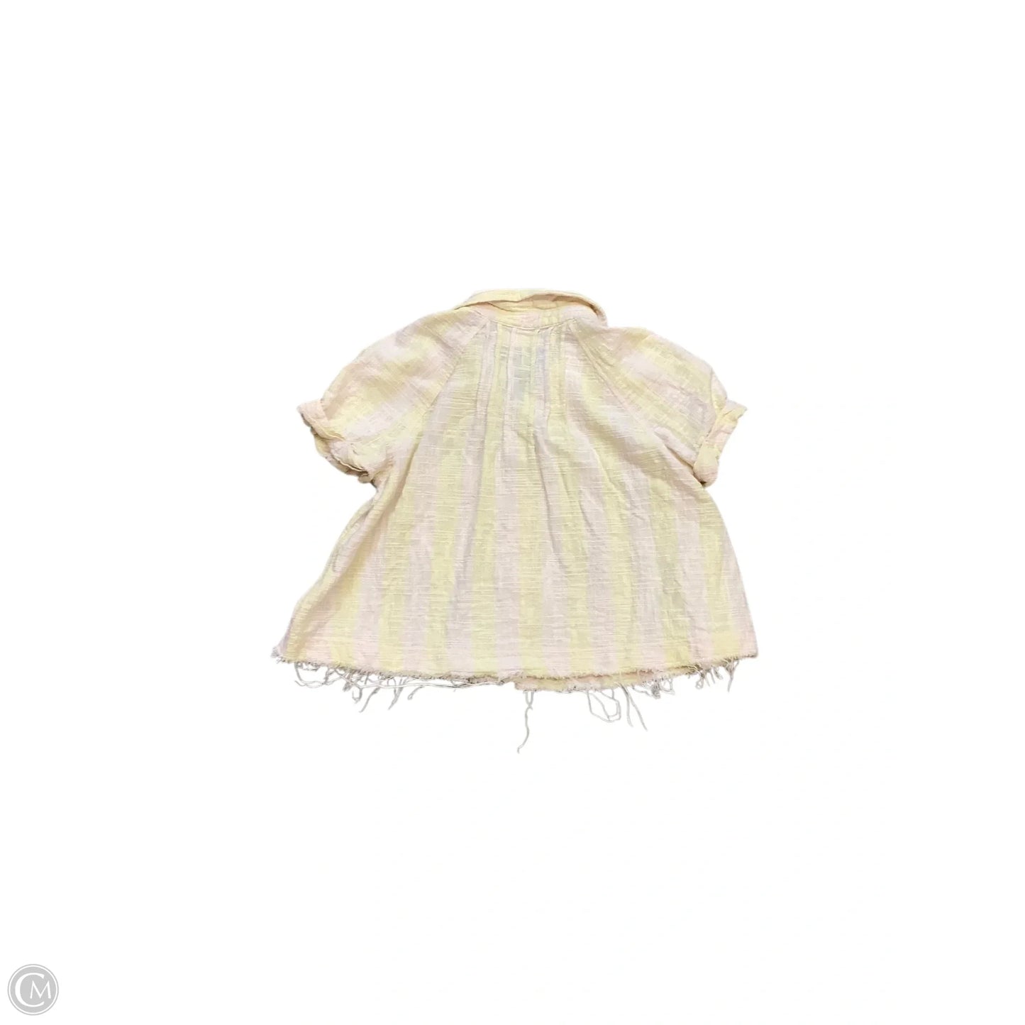 Top Short Sleeve By We The Free In Yellow, Size: Xs