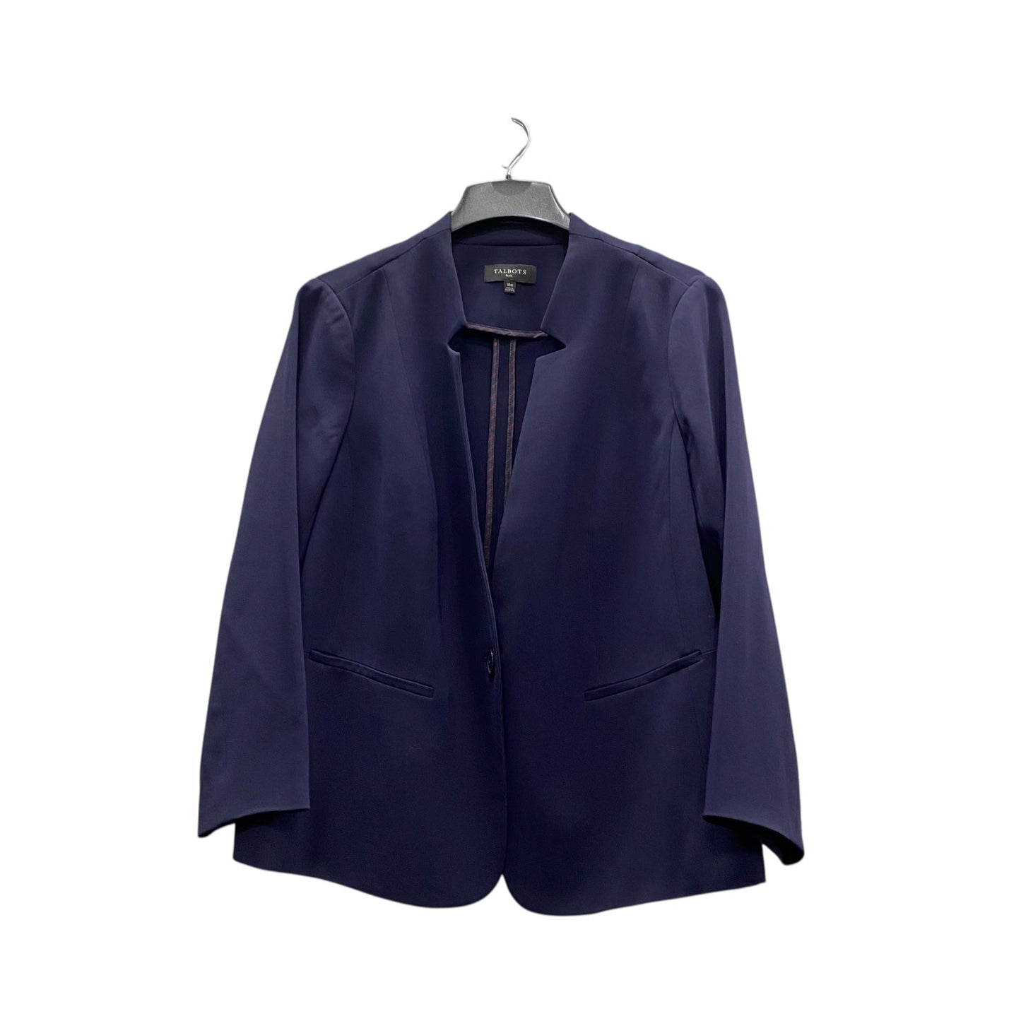 Blazer By Talbots In Navy, Size:Xl
