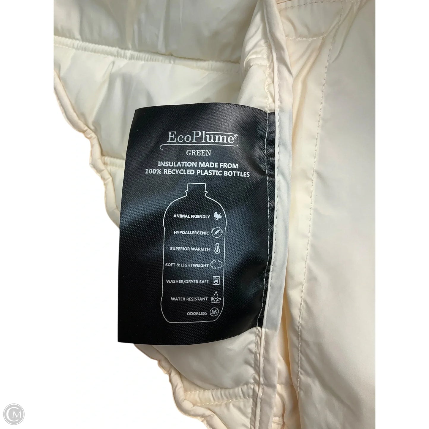 Jacket Faux Fur & Sherpa By Bernardo In Cream, Size: 18