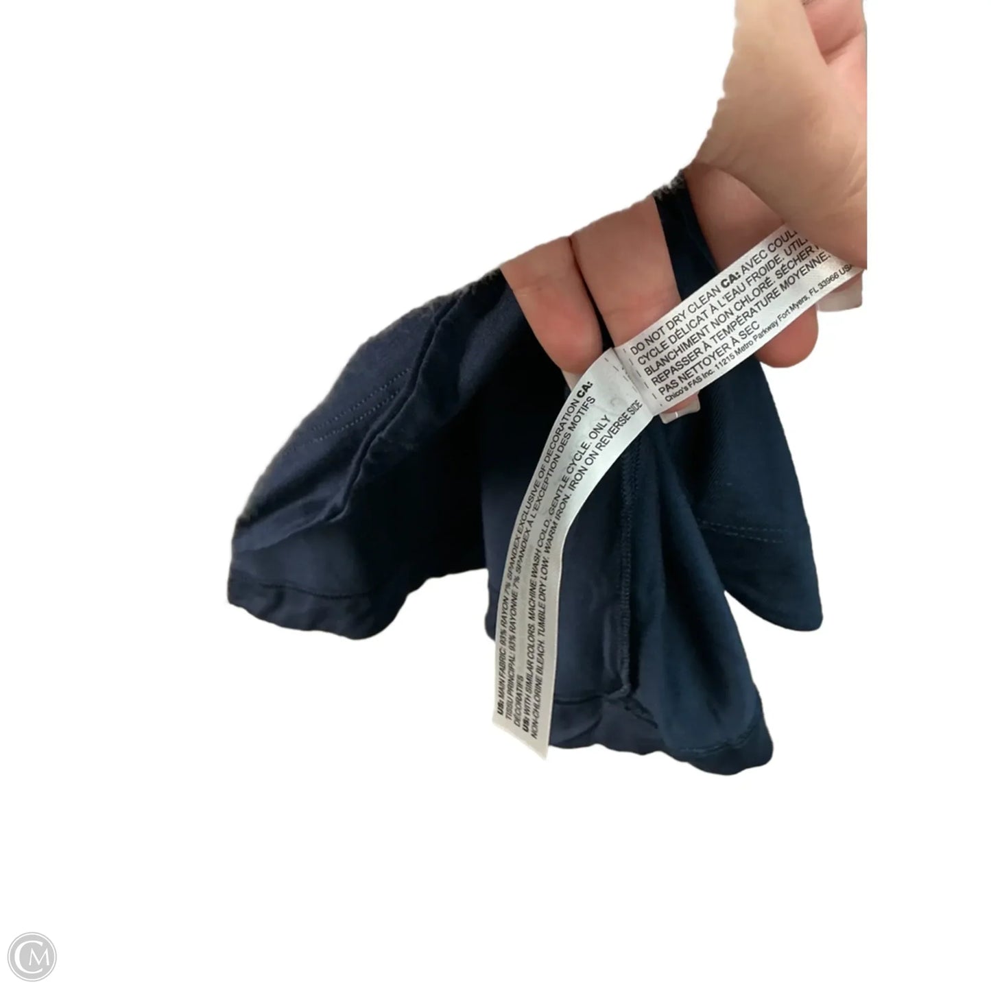 Top Short Sleeve By Soma In Blue, Size: 22