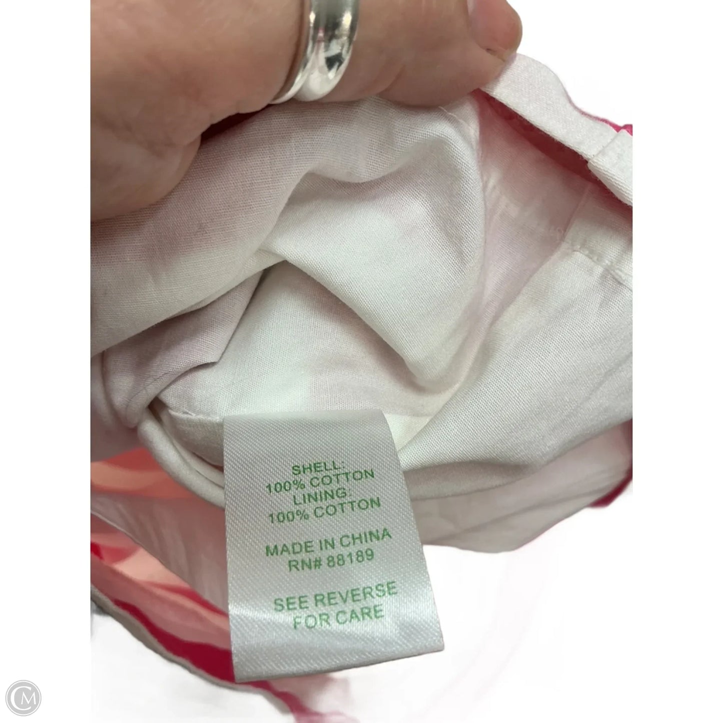 Dress Designer By Lilly Pulitzer In Pink & White, Size: Xs