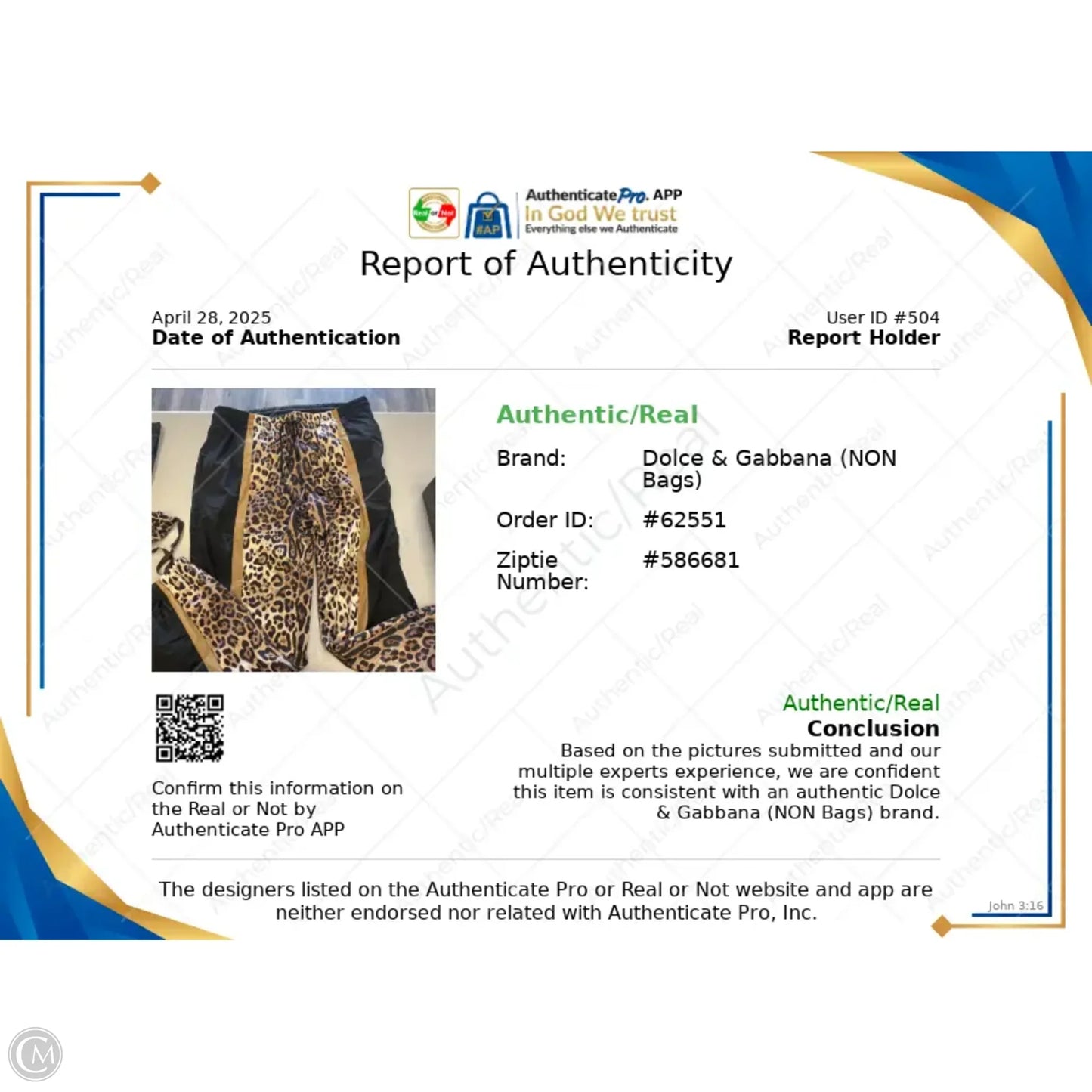 Pants Luxury Designer By Dolce And Gabbana In Animal Print, Size: Xl