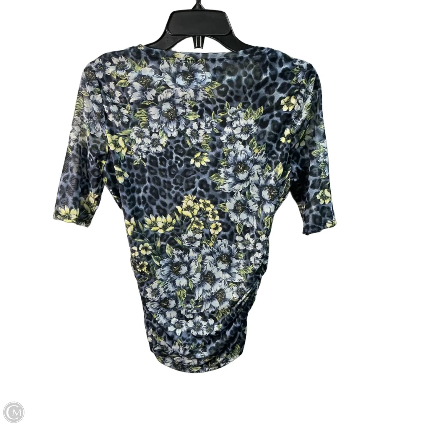 Top Short Sleeve By White House Black Market In Blue, Size: Xs