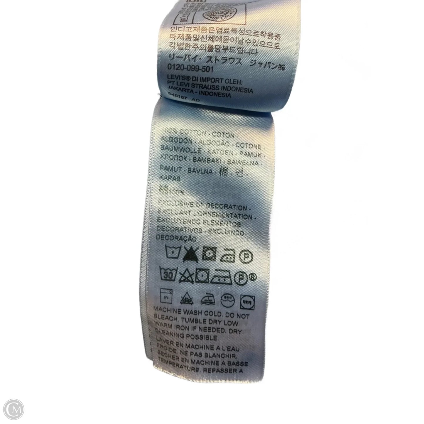 Sweatshirt Crewneck By Levis In Blue, Size: M