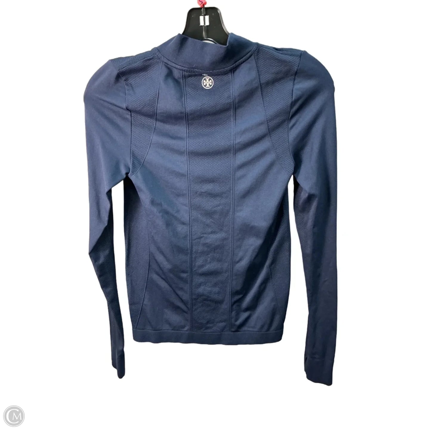 Top Long Sleeve Designer By Tory Burch In Blue, Size: S