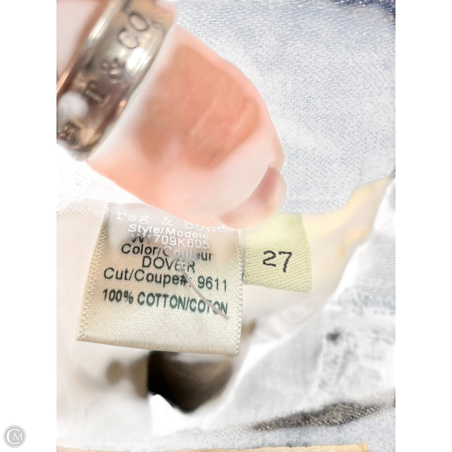 Jeans Skinny By Rag & Bones Jeans In Blue, Size: 4