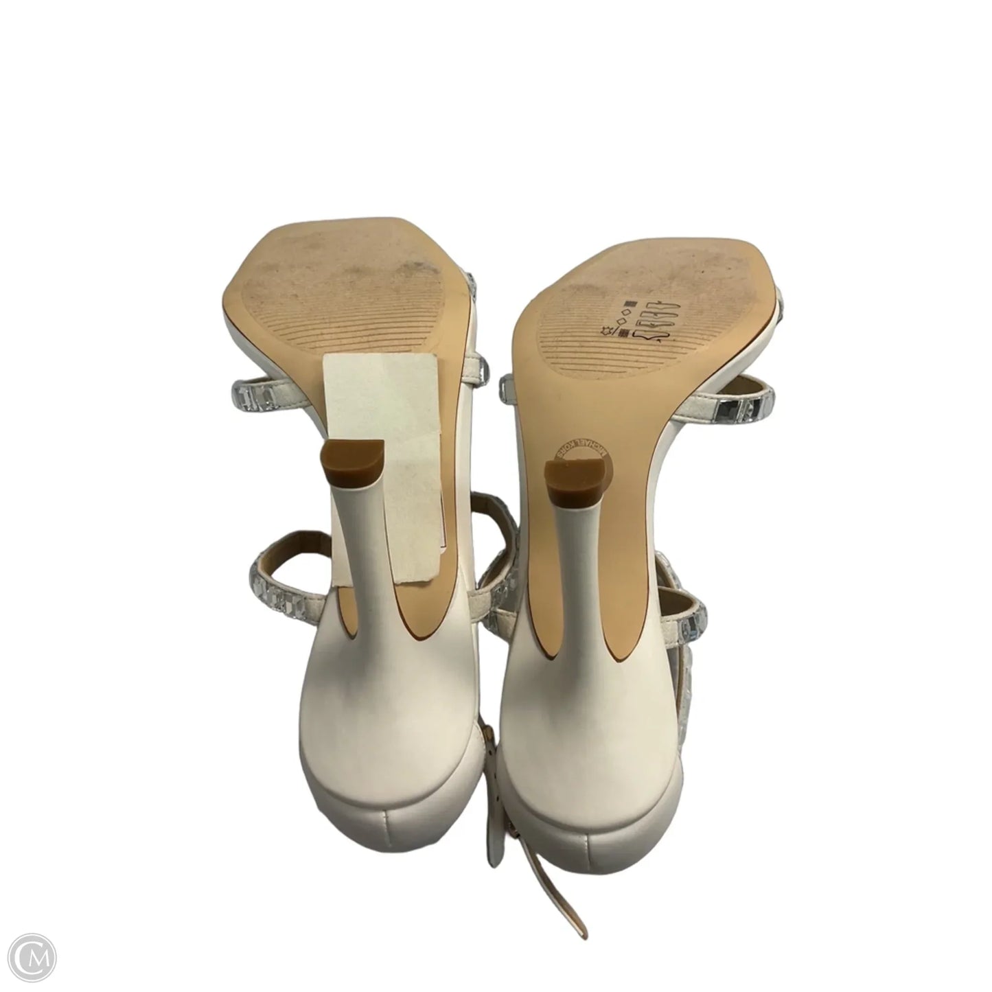 Shoes Heels Stiletto By Michael By Michael Kors In White, Size: 7.5