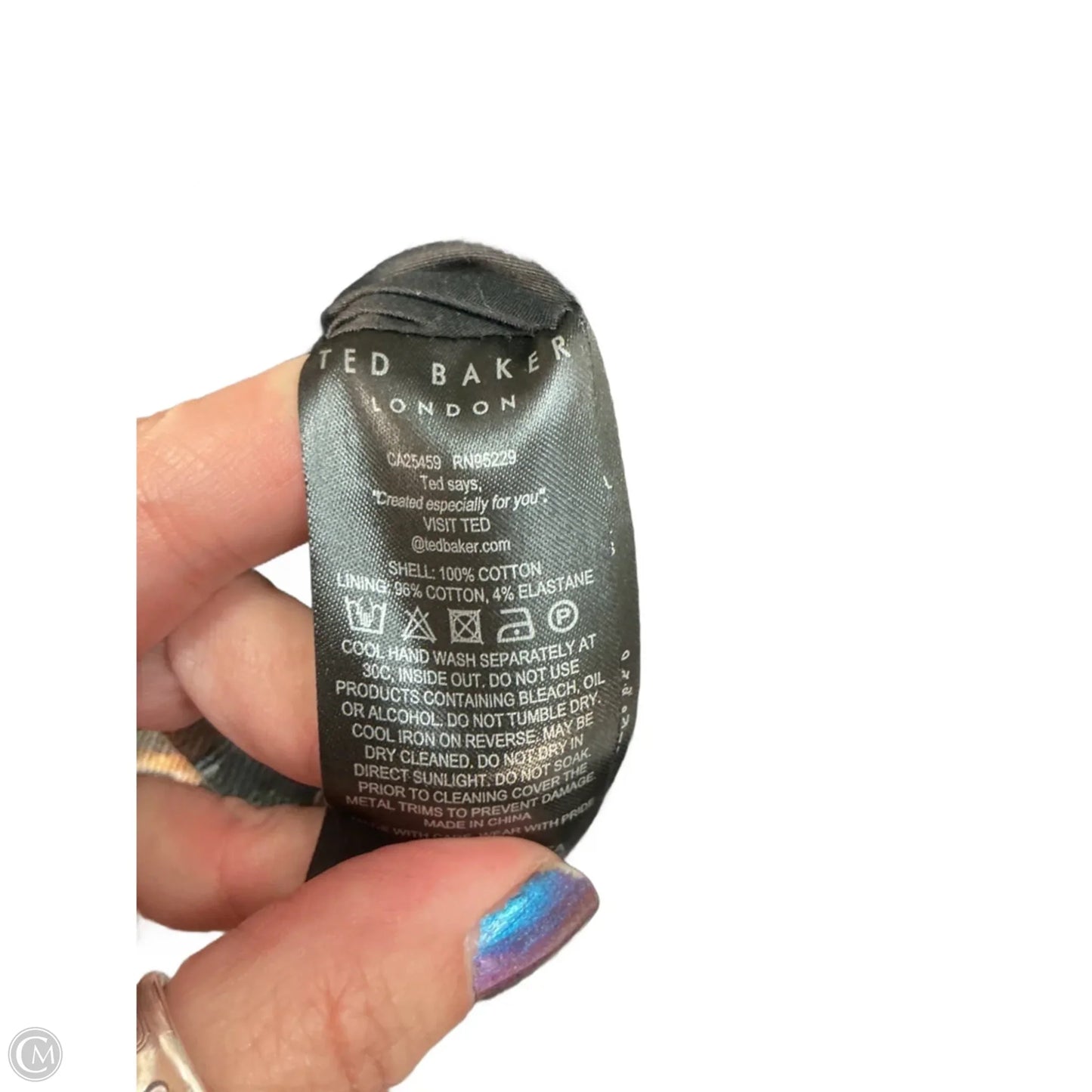 Jacket Other By Ted Baker In Green & Tan, Size: M