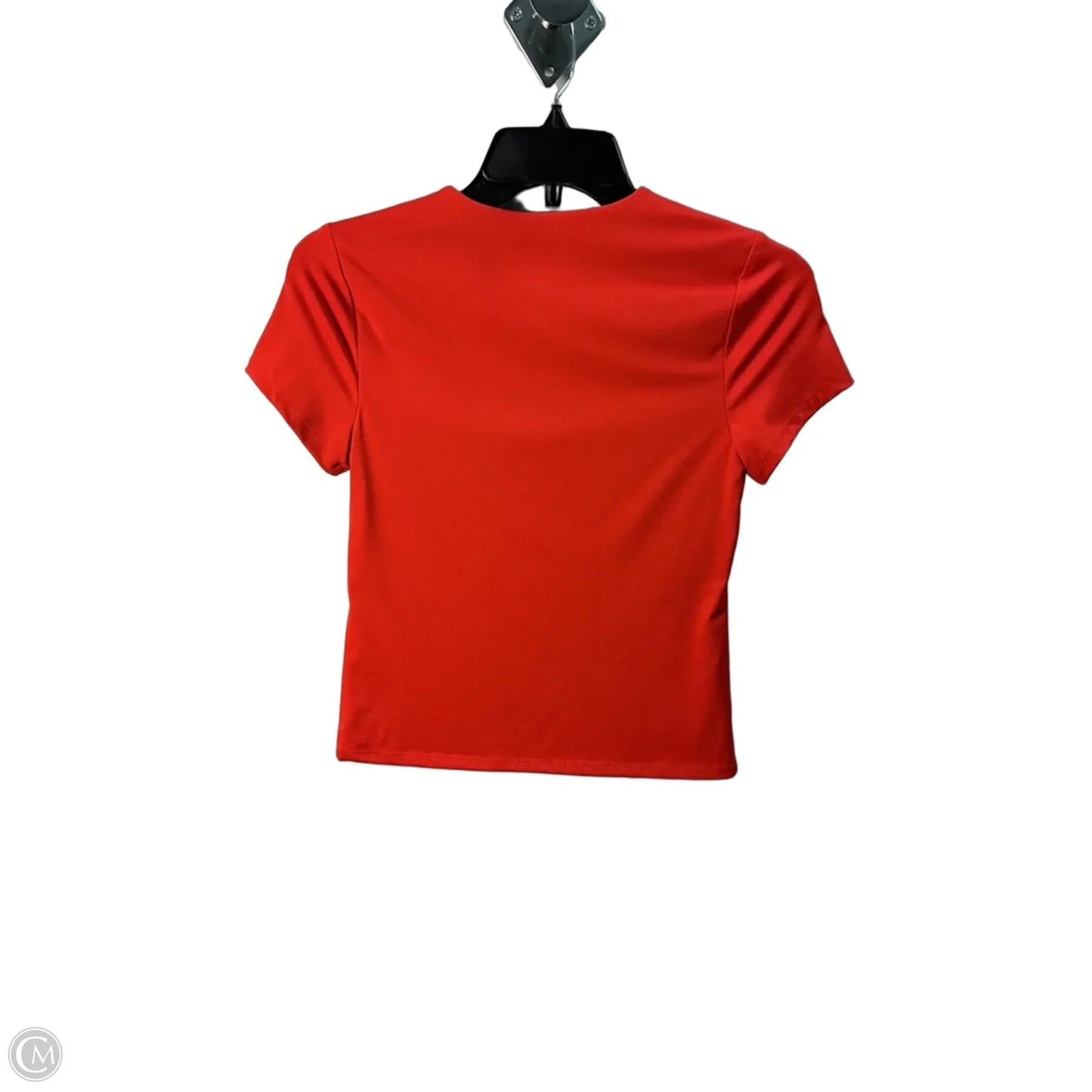 Top Short Sleeve By White House Black Market In Red, Size: Xs