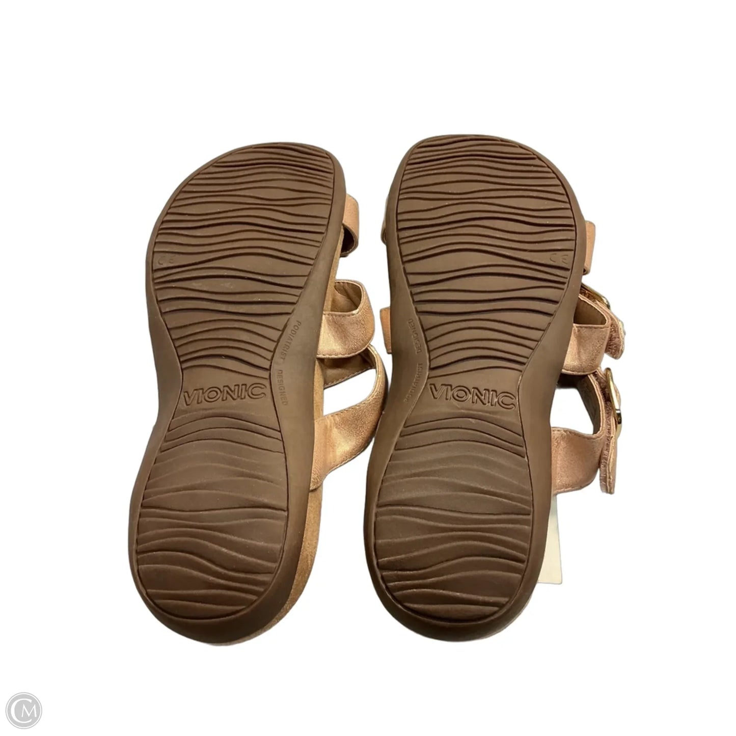 Sandals Flats By Vionic In Pink, Size: 9