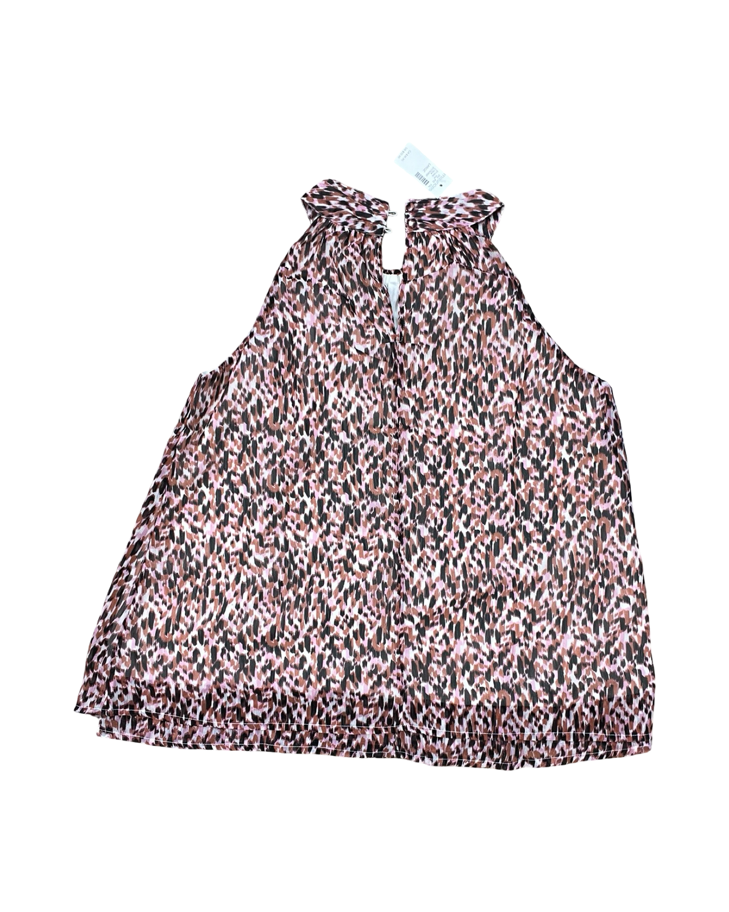 Top Sleeveless By Maurices In Cream & Pink, Size:L