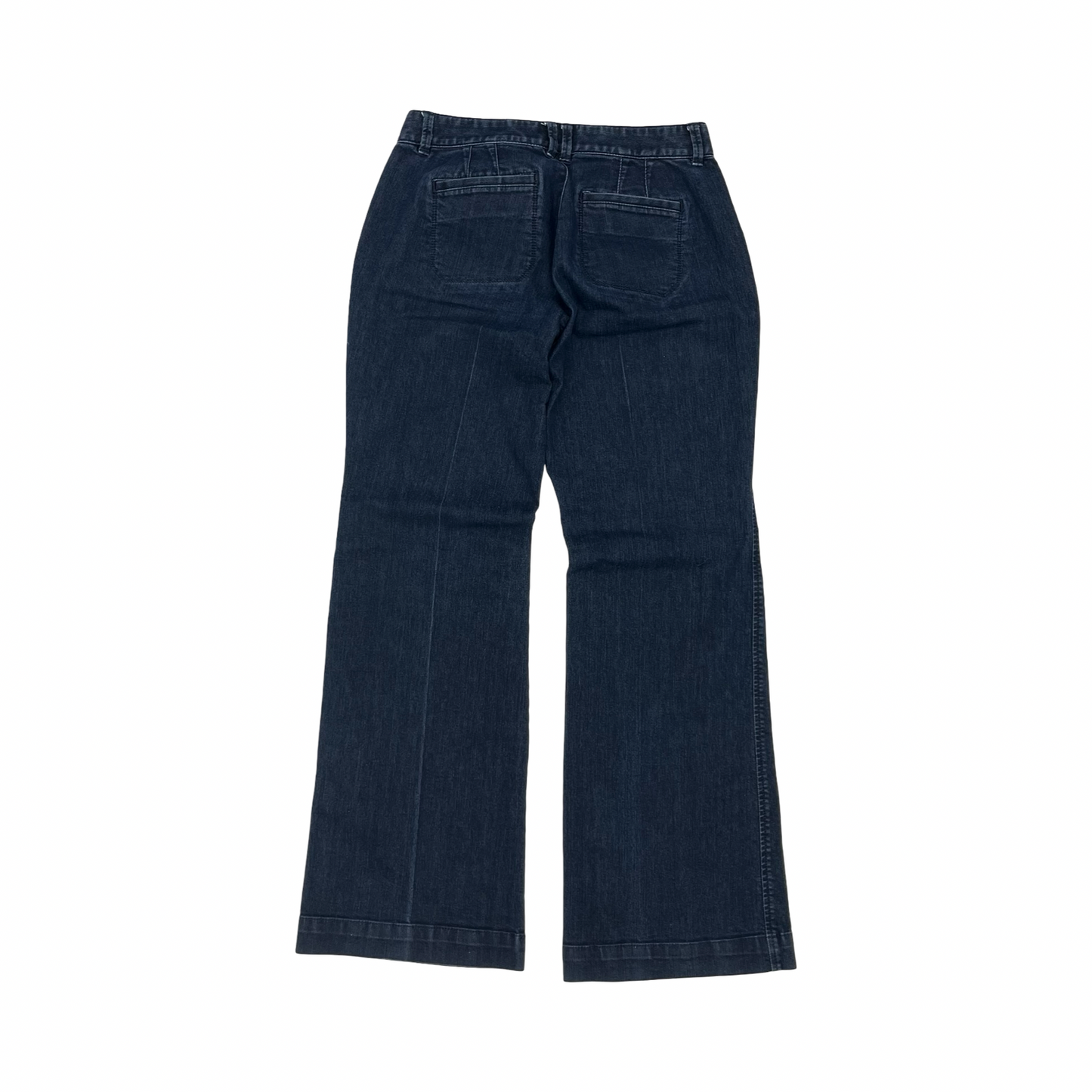 Jeans Wide Leg By Loft In Blue Denim, Size:8