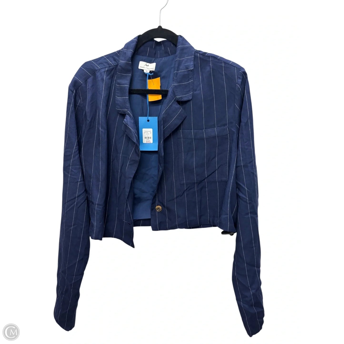 Jacket Other By Francesca's In Navy, Size: L