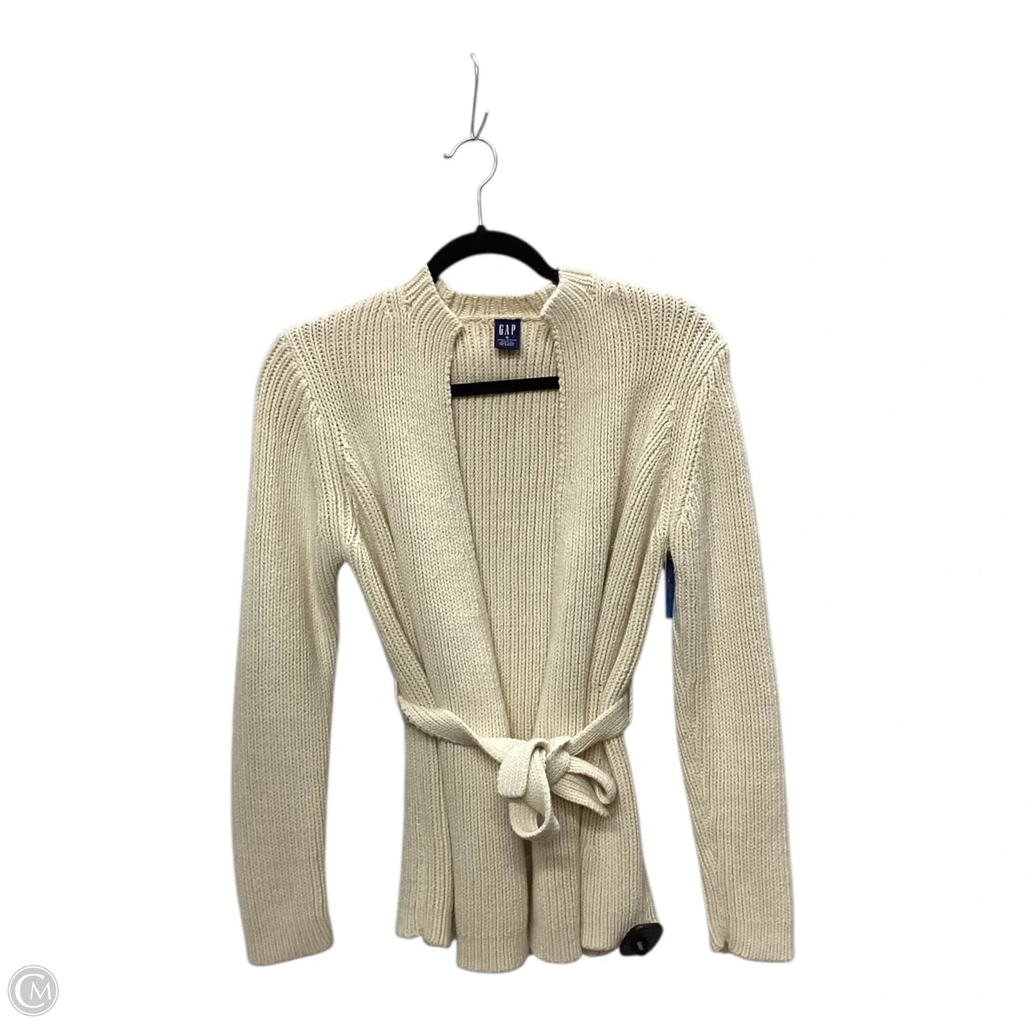 Cardigan By Gap In Cream, Size: S