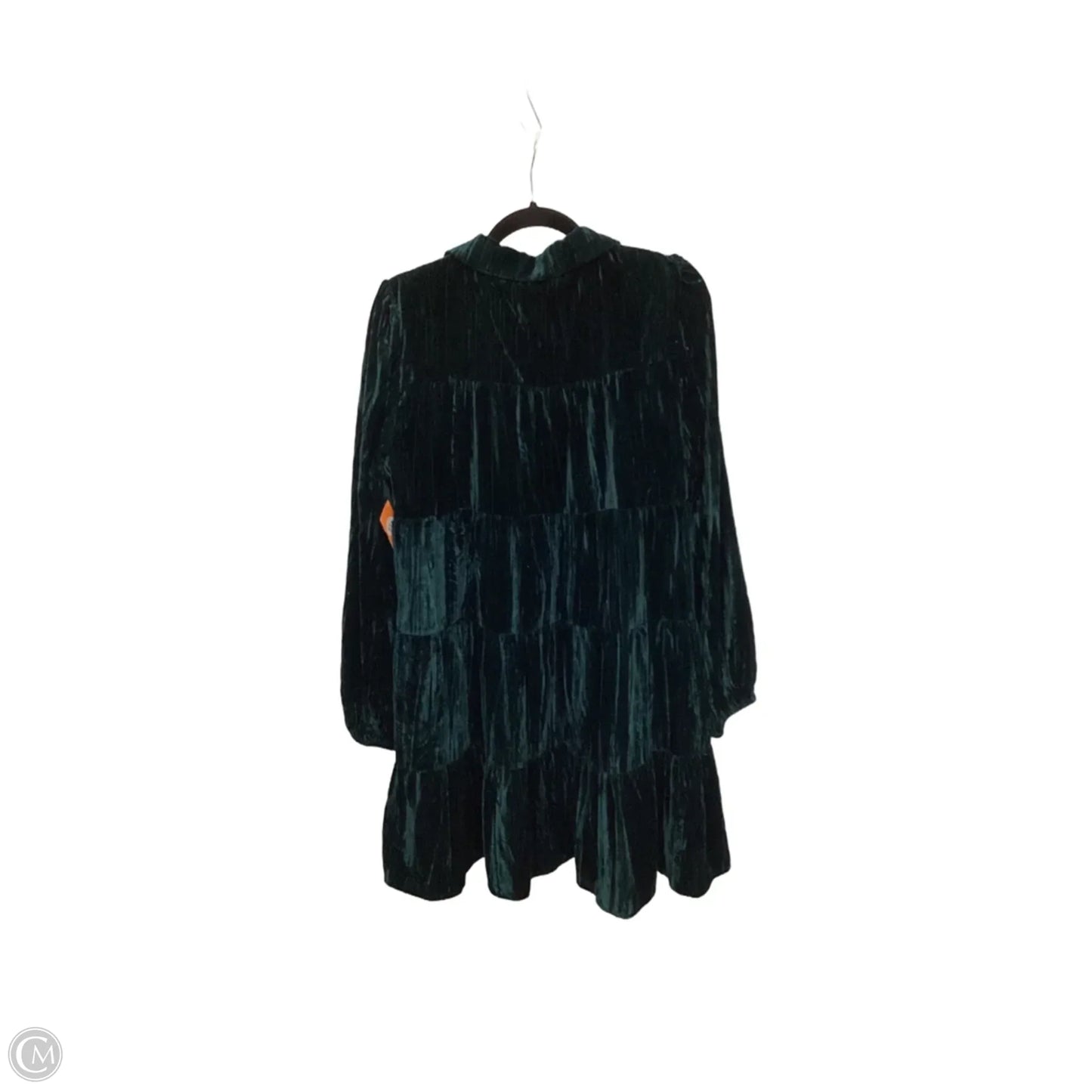 Dress Casual Short By Peach Love Cream California In Green, Size: L
