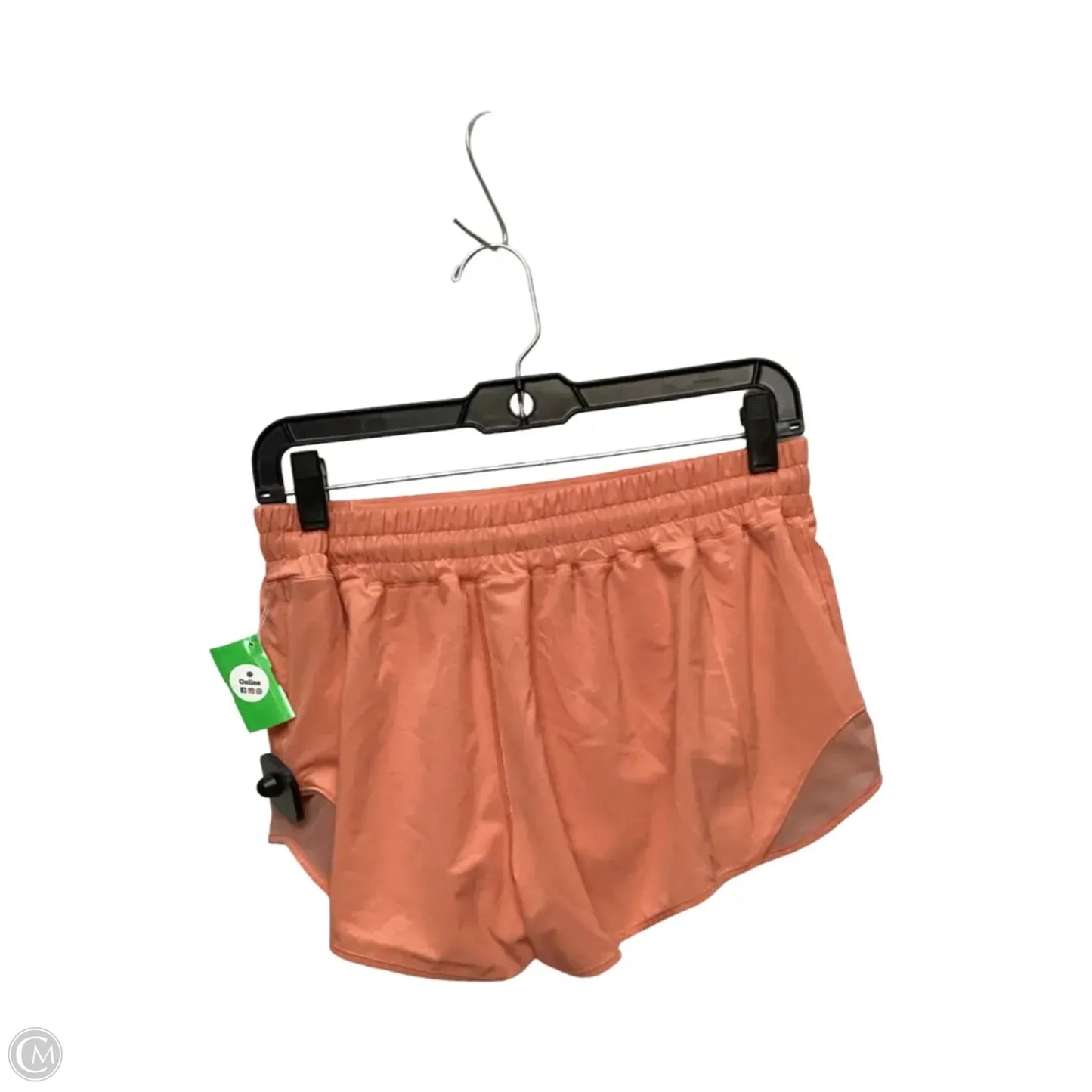 Athletic Shorts By Lululemon In Orange, Size: 12
