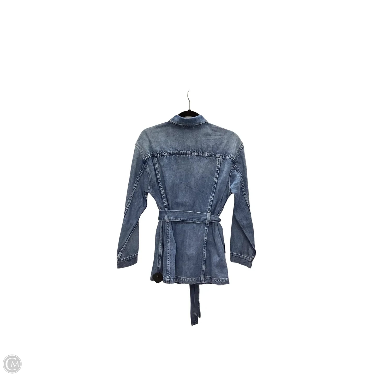Jacket Denim By Gap In Blue Denim, Size: S