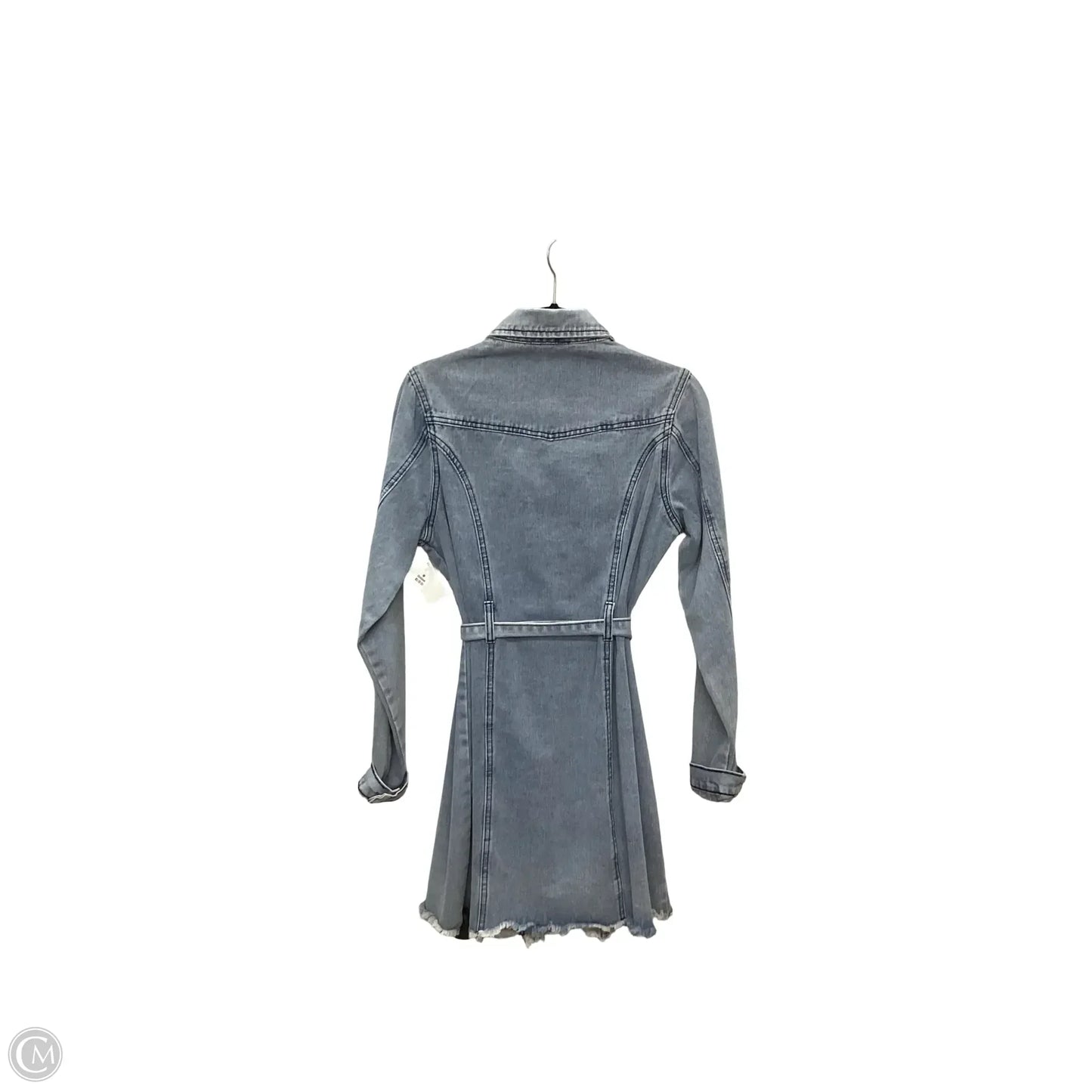 Dress Casual Short By Savannah In Blue Denim, Size: M