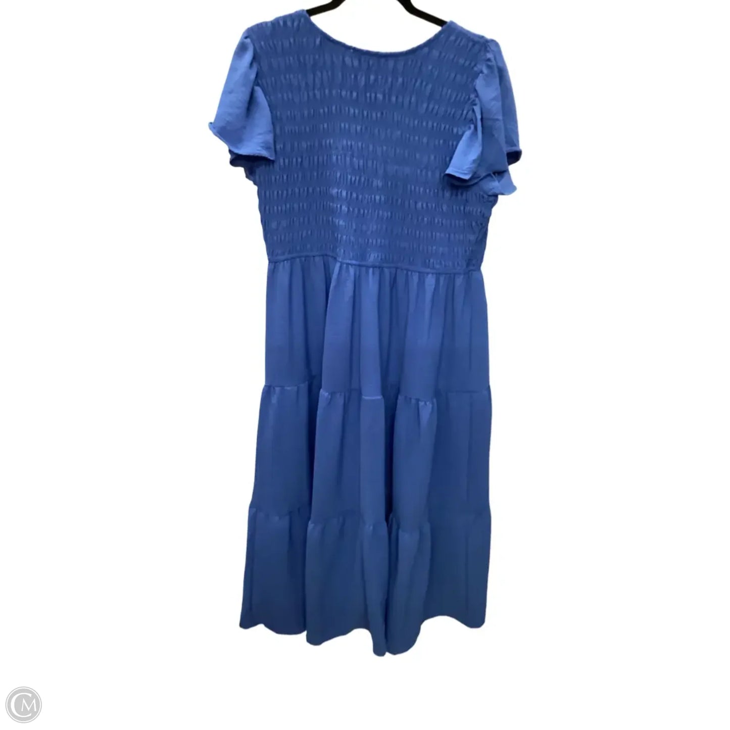 Dress Casual Maxi By Blu Pepper In Blue, Size: 2x
