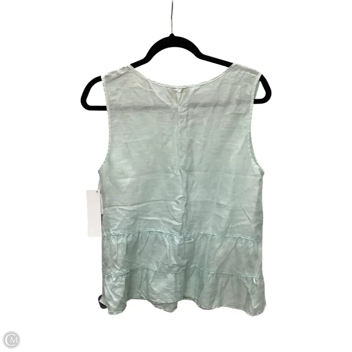 Blouse Sleeveless By Cynthia Rowley In Green, Size: M