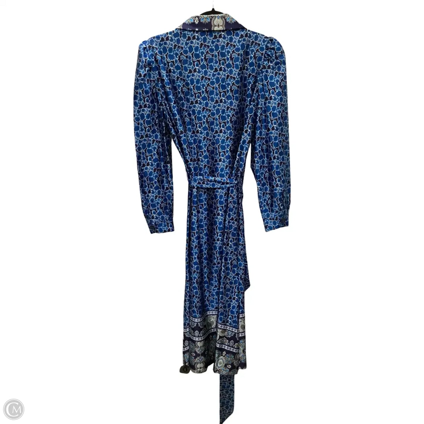 Dress Casual Maxi By Nicole Miller In Blue, Size: 6
