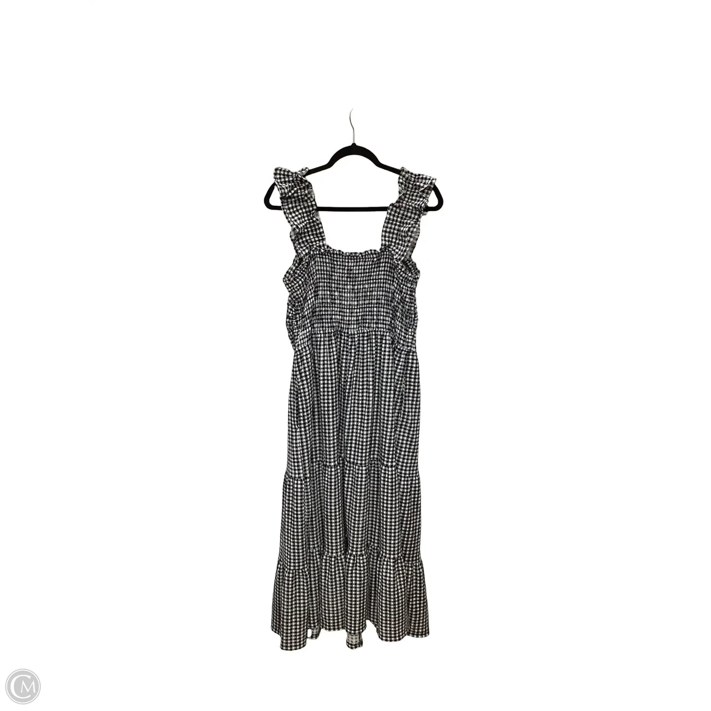 Dress Casual Midi By Cato In Black & White, Size: 18