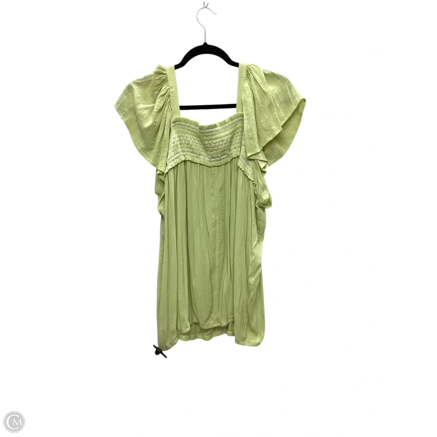 Top Sleeveless By Maurices In Yellow, Size: 2x