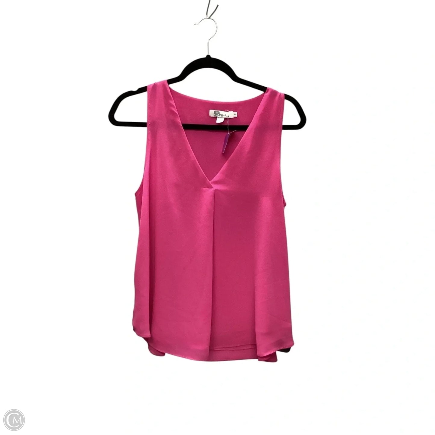 Top Sleeveless By Aryeh In Pink, Size: S