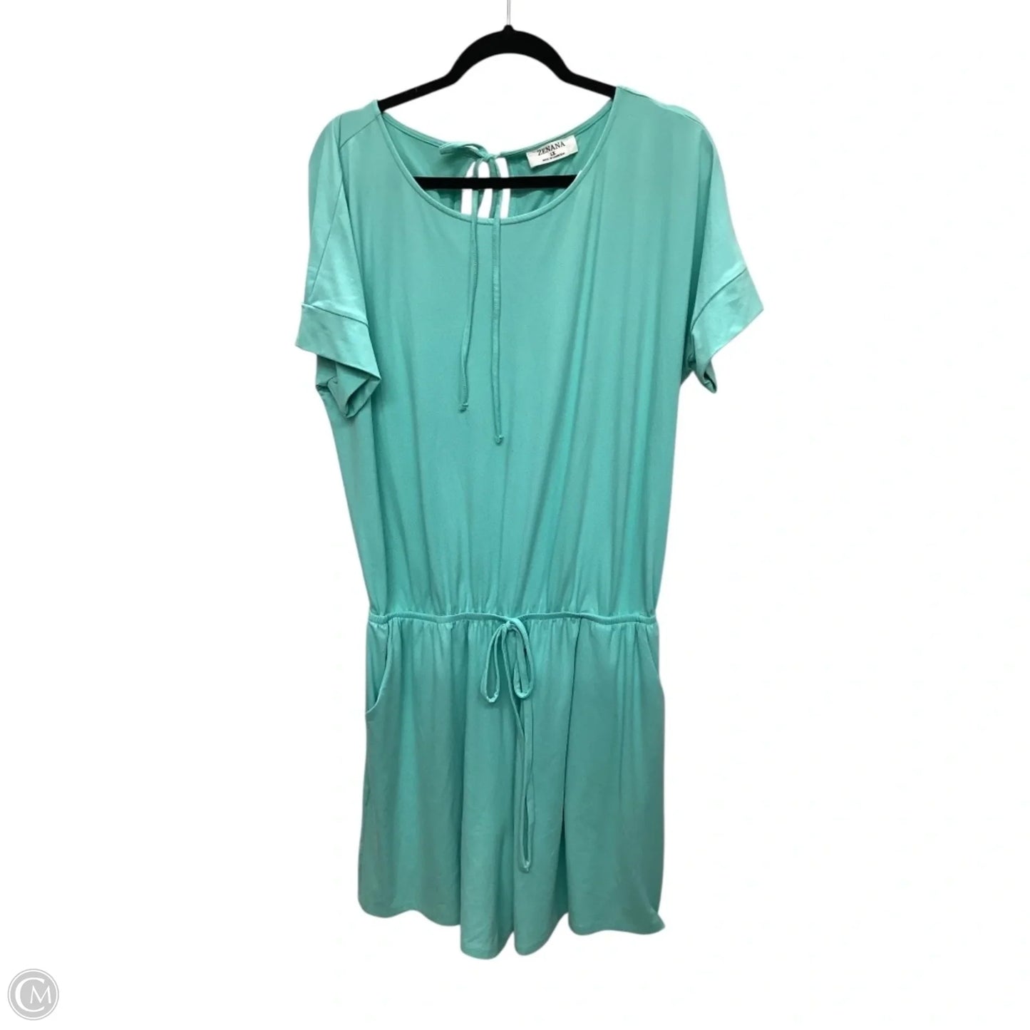 Romper By Zenana Outfitters In Blue, Size: 1x