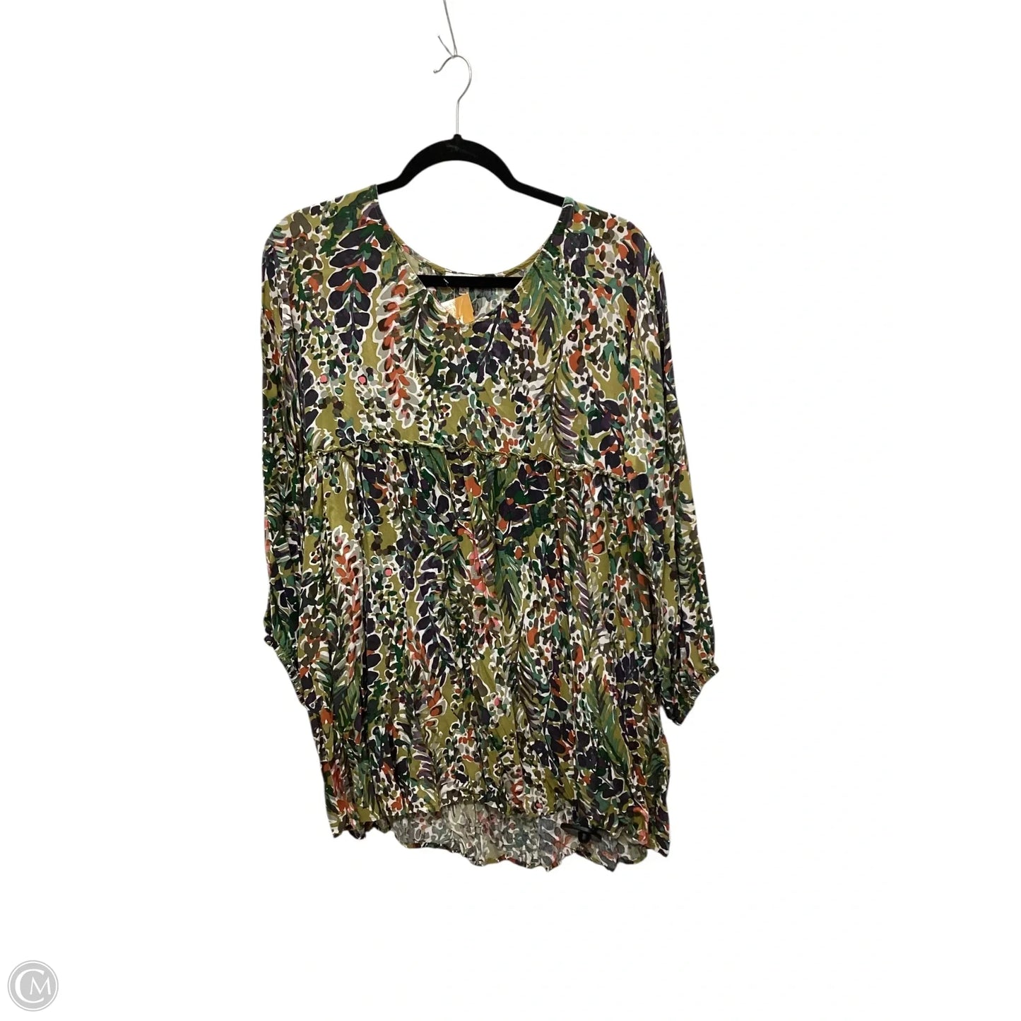 Blouse Long Sleeve By Jodifl In Green, Size: M