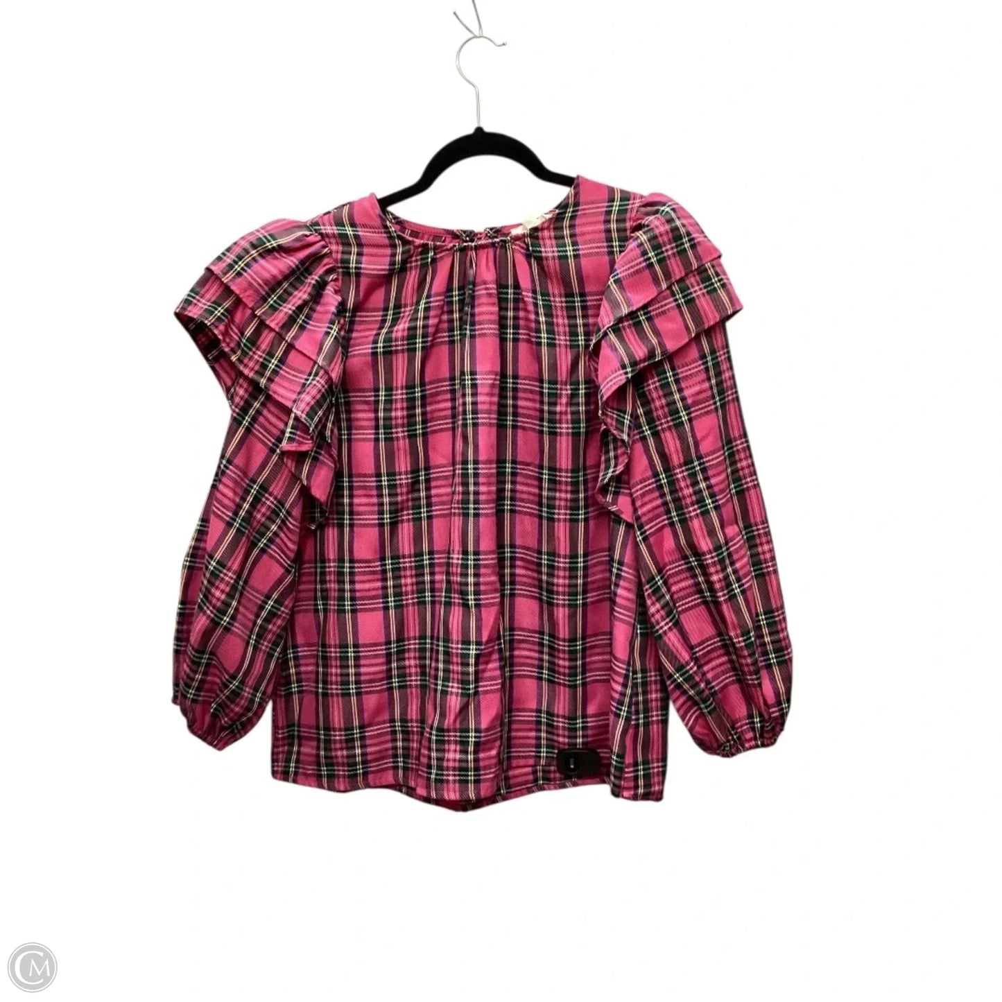 Top Long Sleeve By Entro In Pink, Size: S