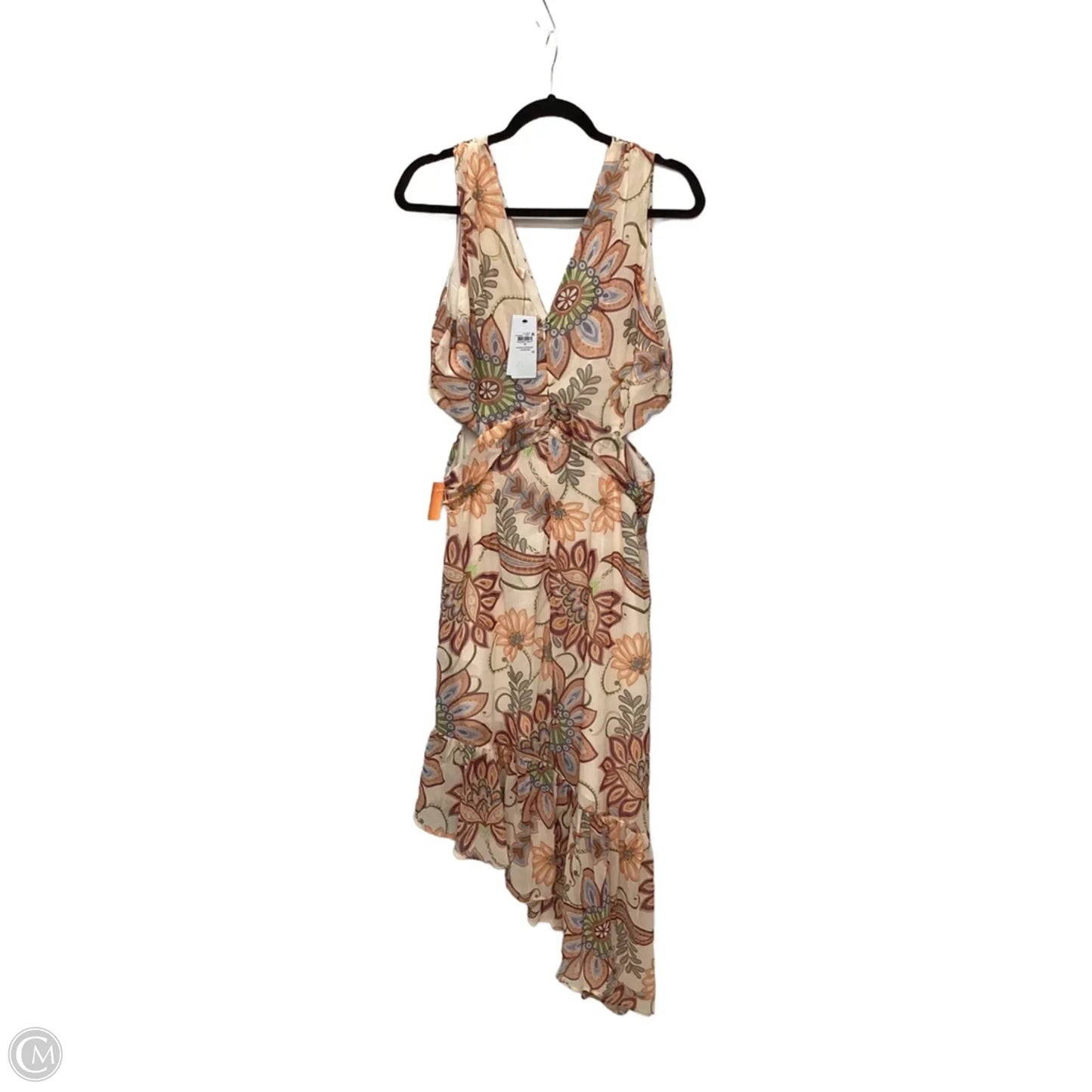 Dress Party Long By R And M Richards In Floral Print, Size: 12