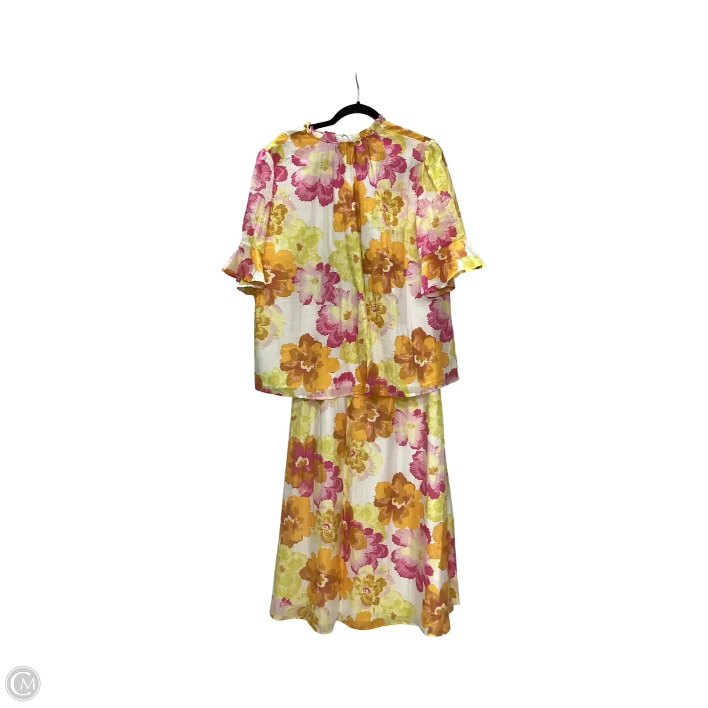 Skirt Set 2pc By Cece In Floral Print, Size: 2x