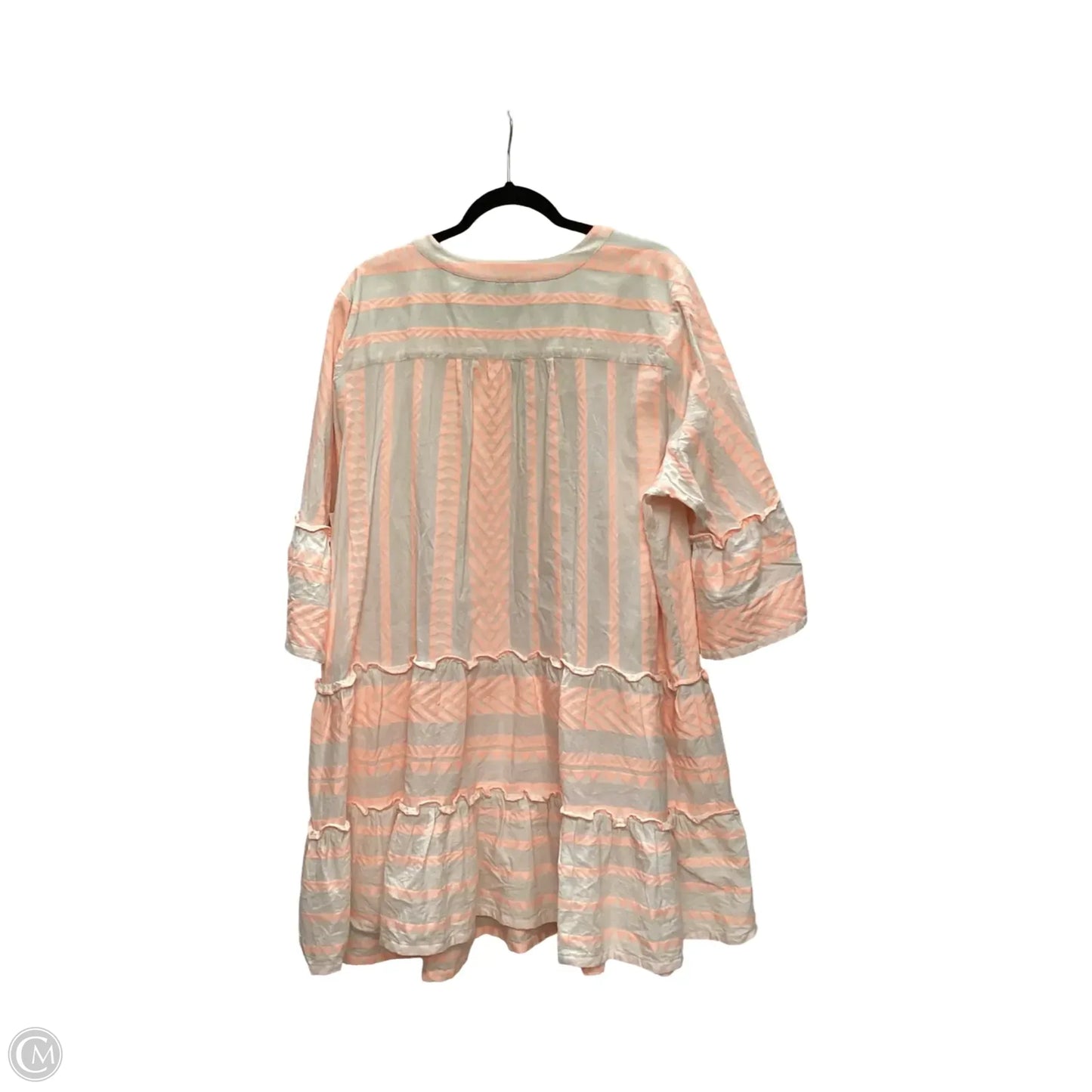 Dress Casual Short By Lands End In Orange, Size: 2x