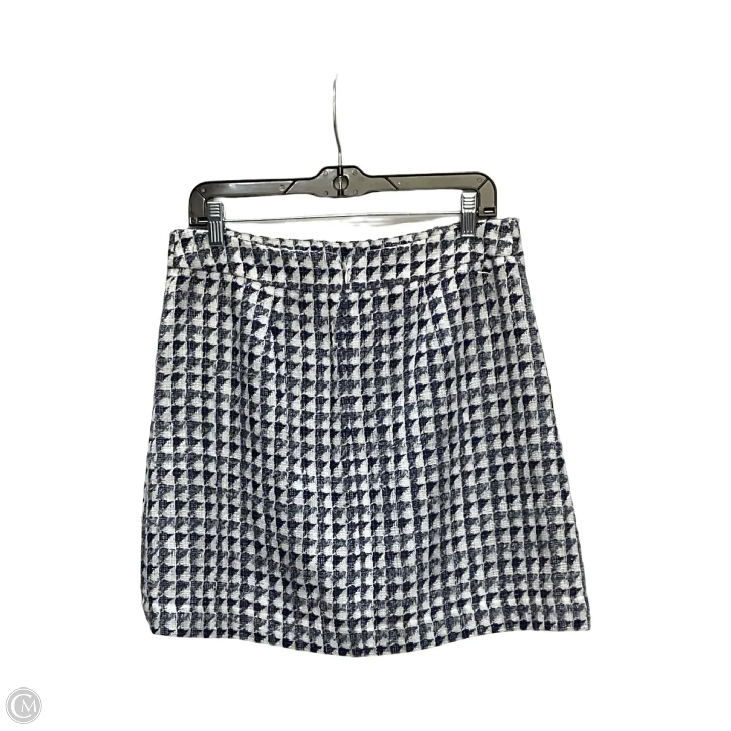 Skirt Mini & Short By Loft In Geometric Pattern, Size: 8