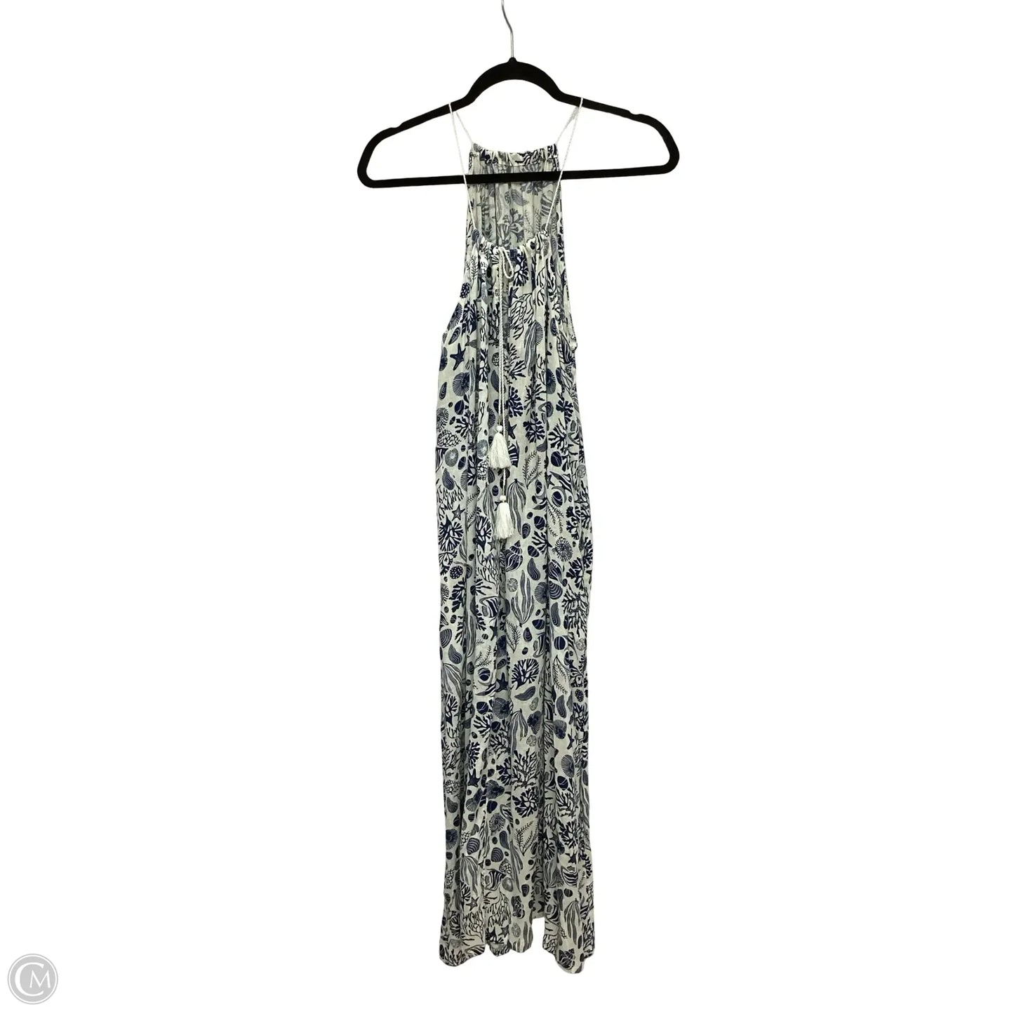 Dress Casual Maxi By Sigrid Olsen In Blue & White, Size: Xl