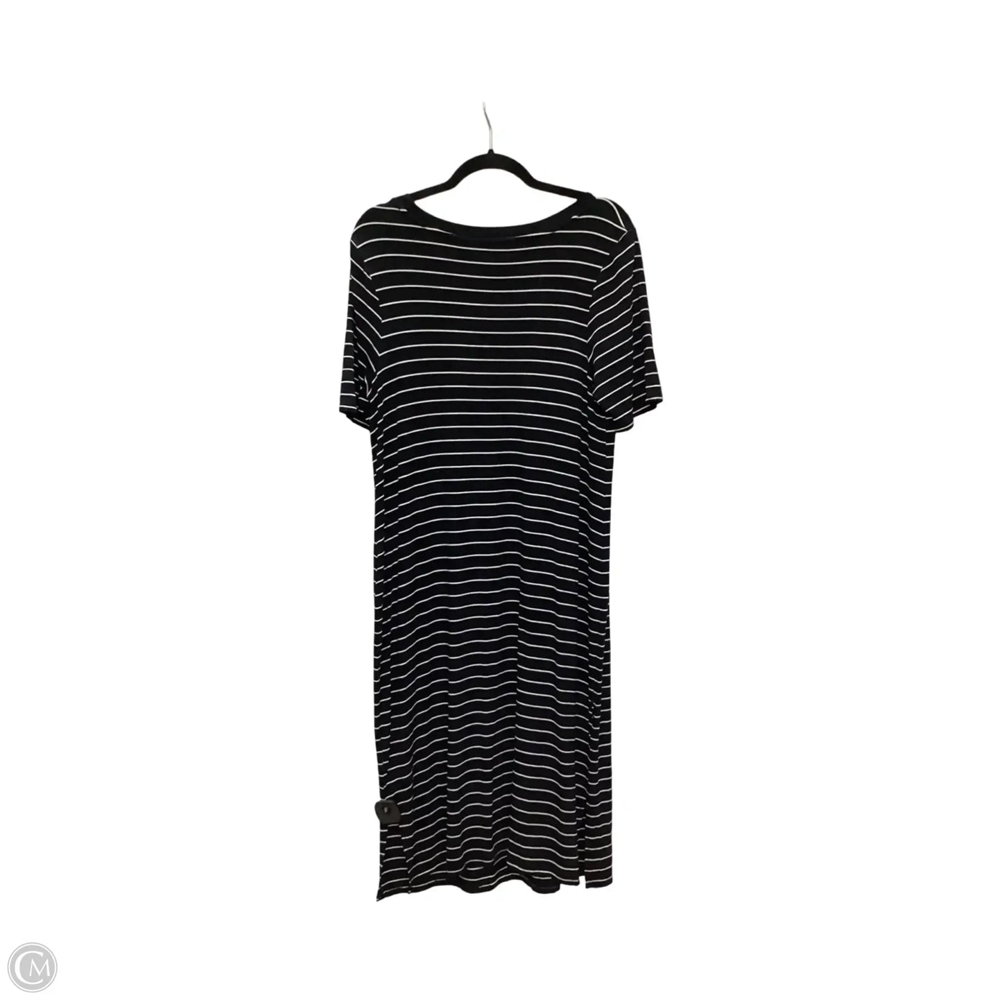 Dress Casual Midi By Ava & Viv In Striped Pattern, Size: 1x