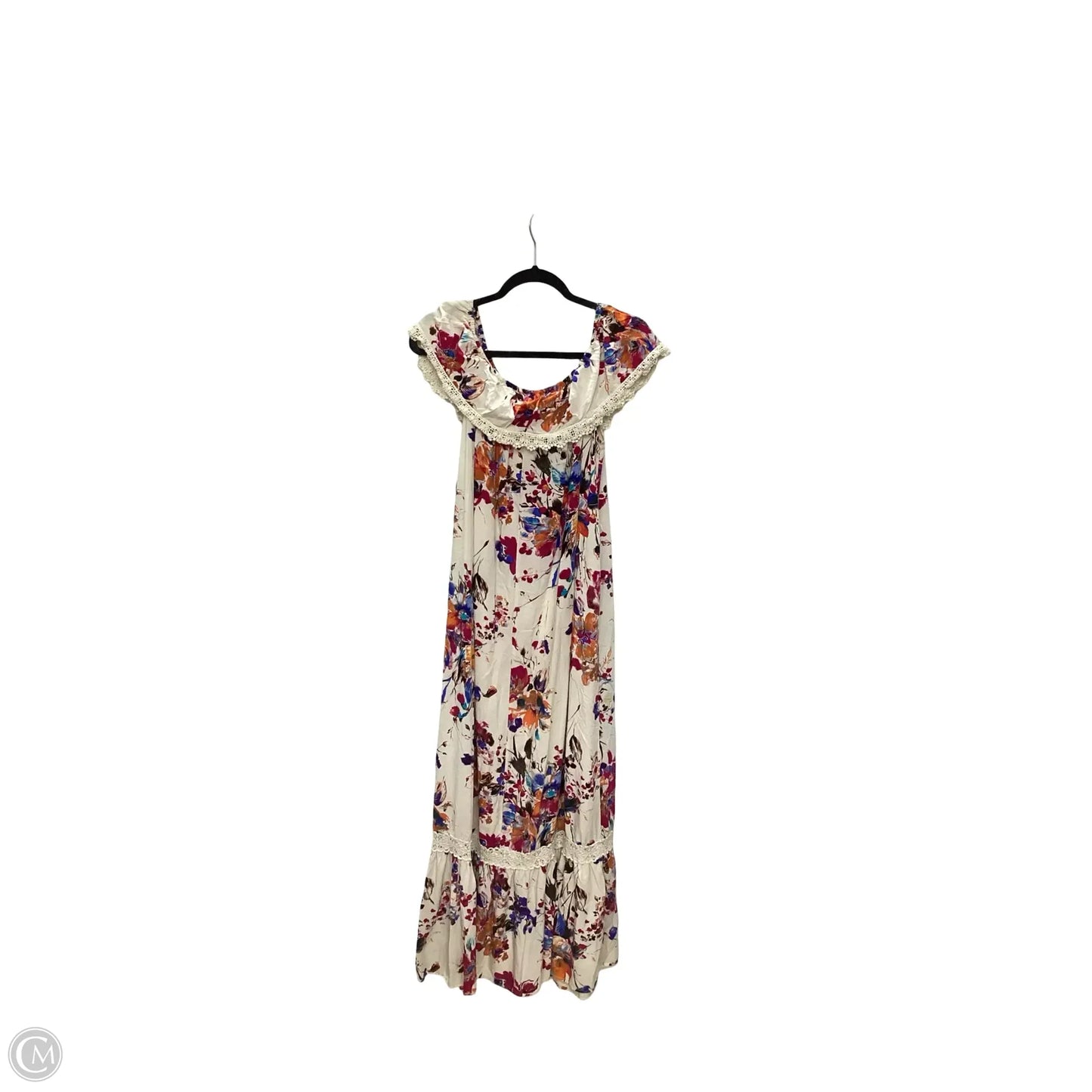 Dress Casual Maxi By Umgee In Floral Print, Size: L