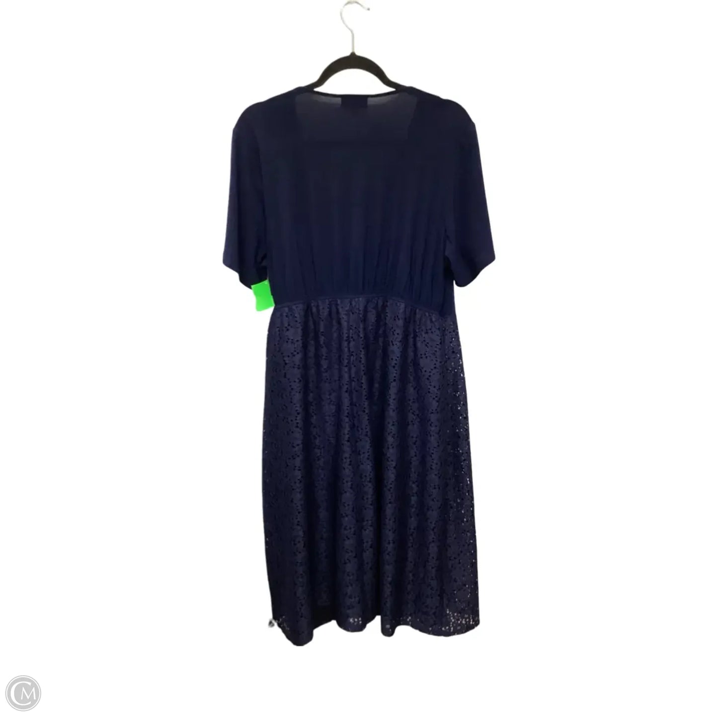 Dress Party Short By Signature By Robbie Bee In Navy, Size: 1x