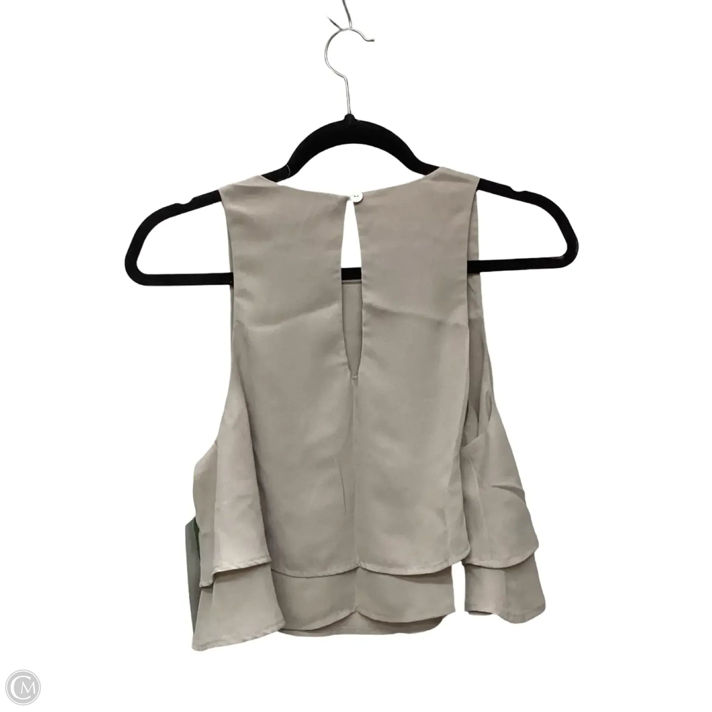 Designer Blouse Sleeveless By Show Me Your Mumu In Tan, Size: L