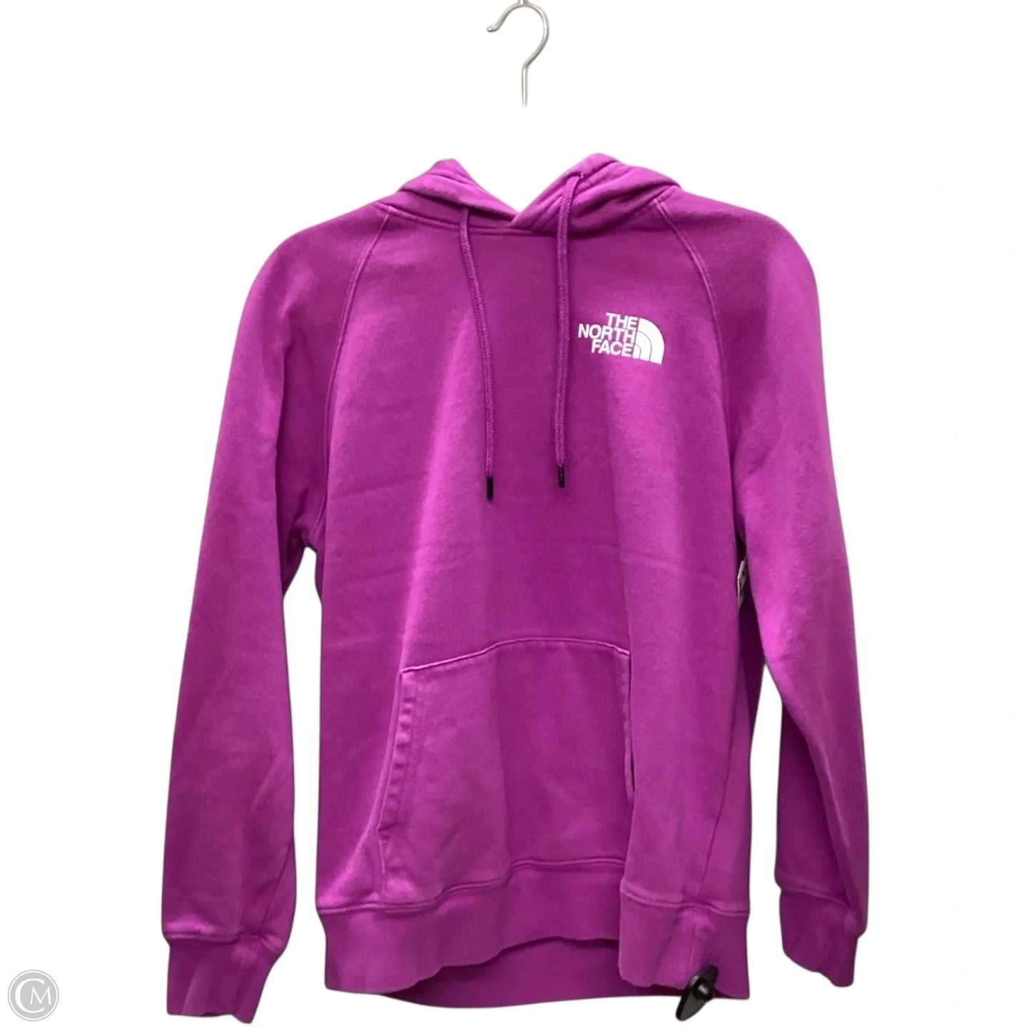 Athletic Sweatshirt Hoodie By The North Face In Purple, Size: M