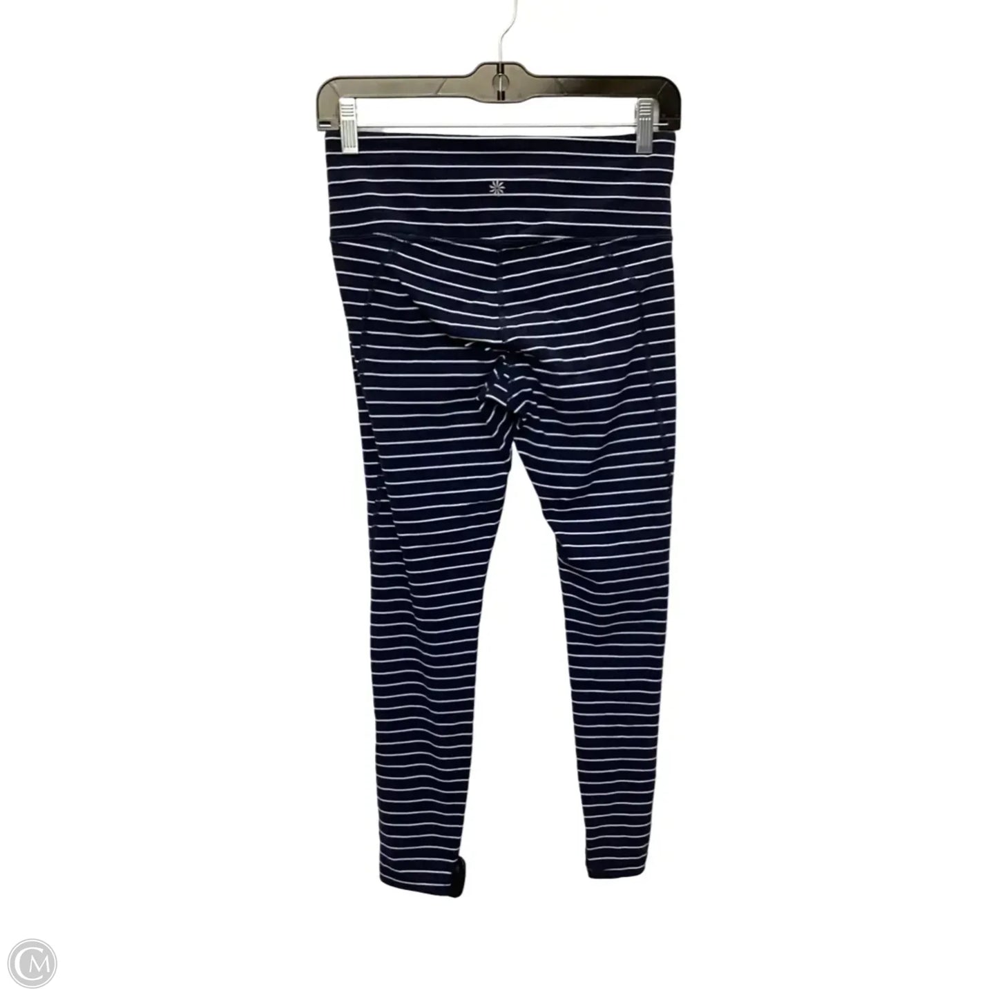 Athletic Leggings By Athleta In Striped Pattern, Size: S